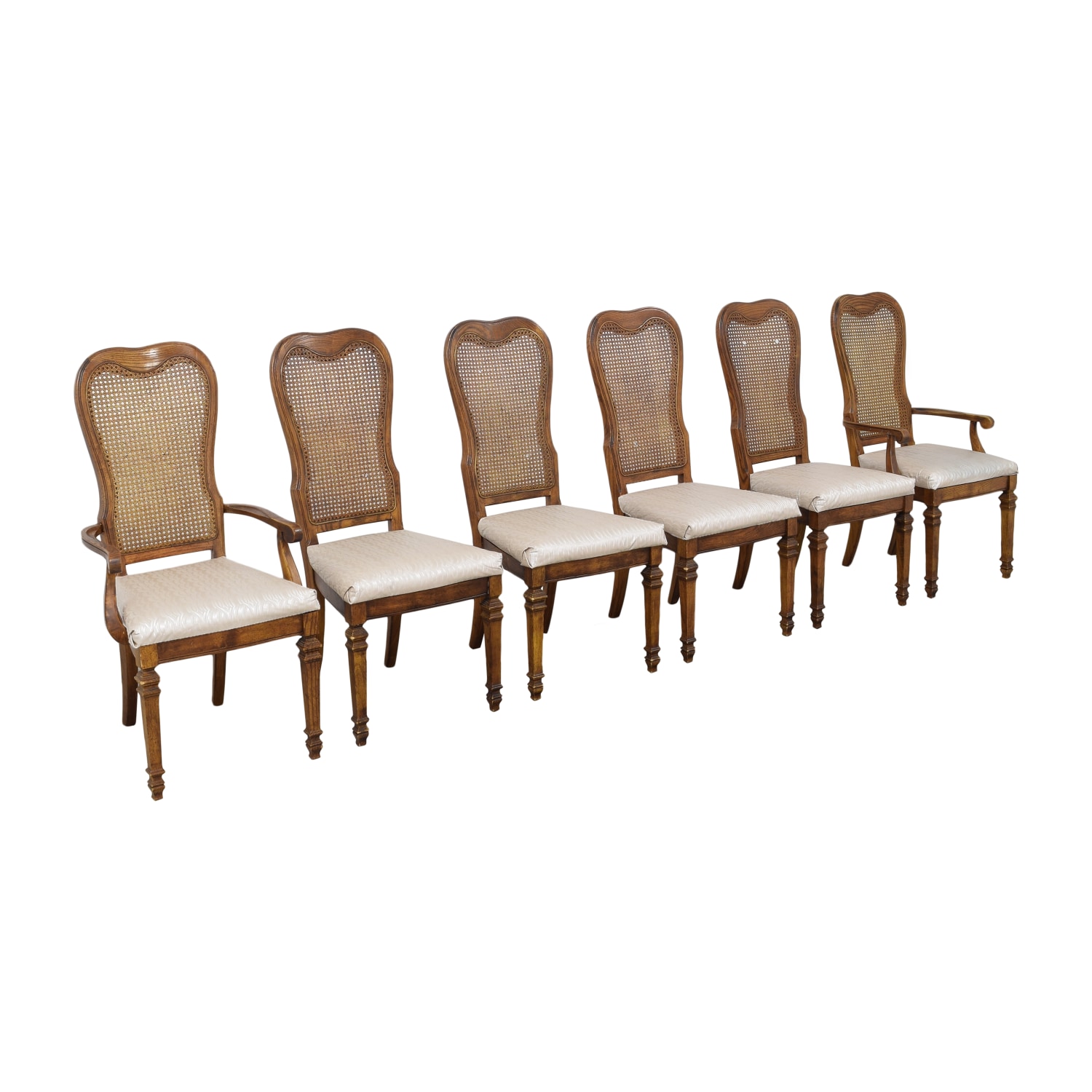  Custom Upholstering Cane Back Dining Chairs price