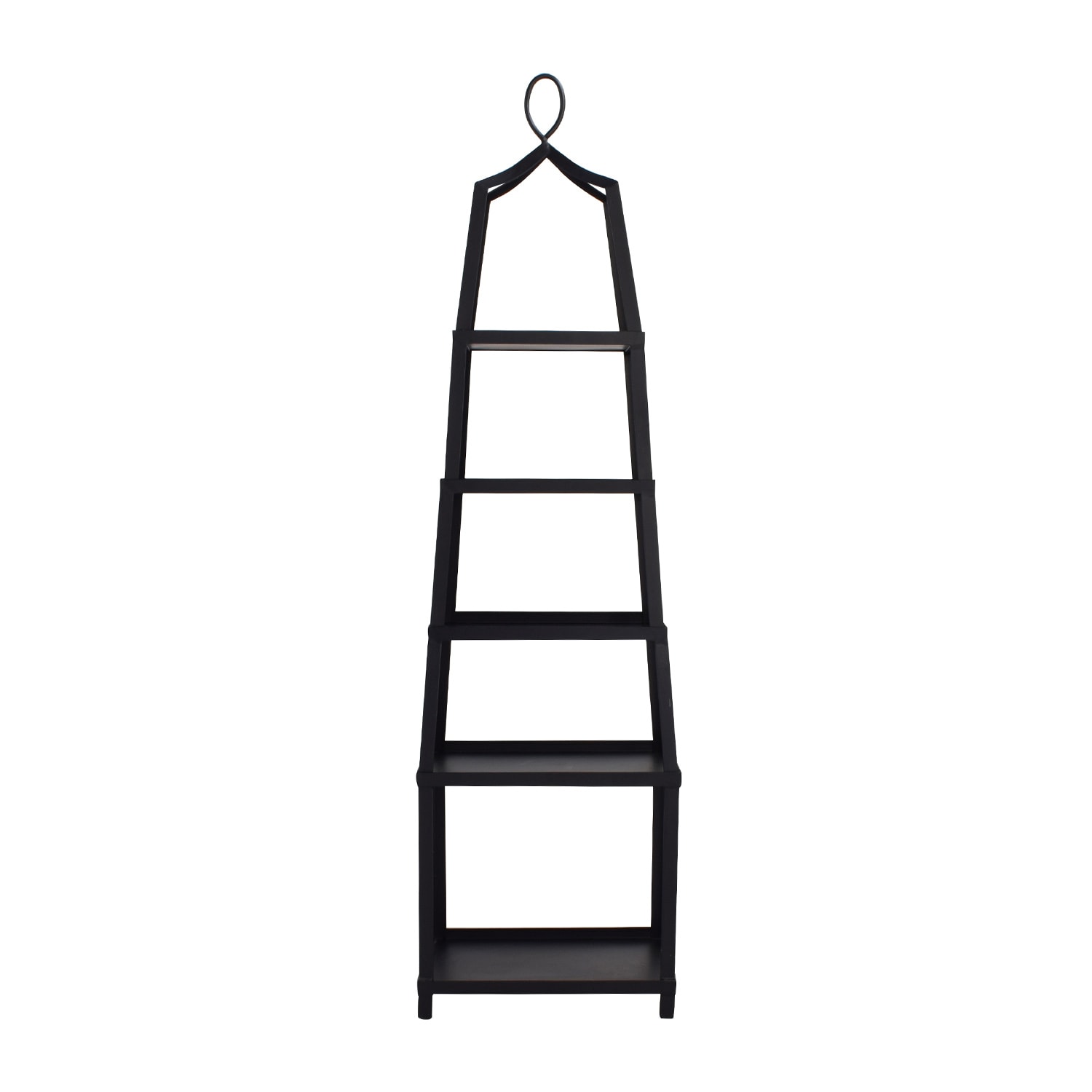 Ballard Designs Ballard Design Grand Tour Black Metal Etagere second hand