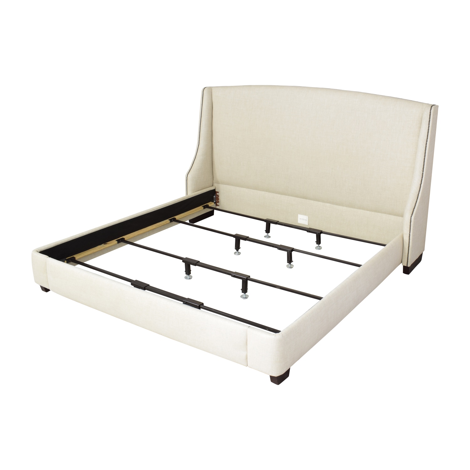 Restoration Hardware Warner King Bed with Nailheads | 51% Off | Kaiyo