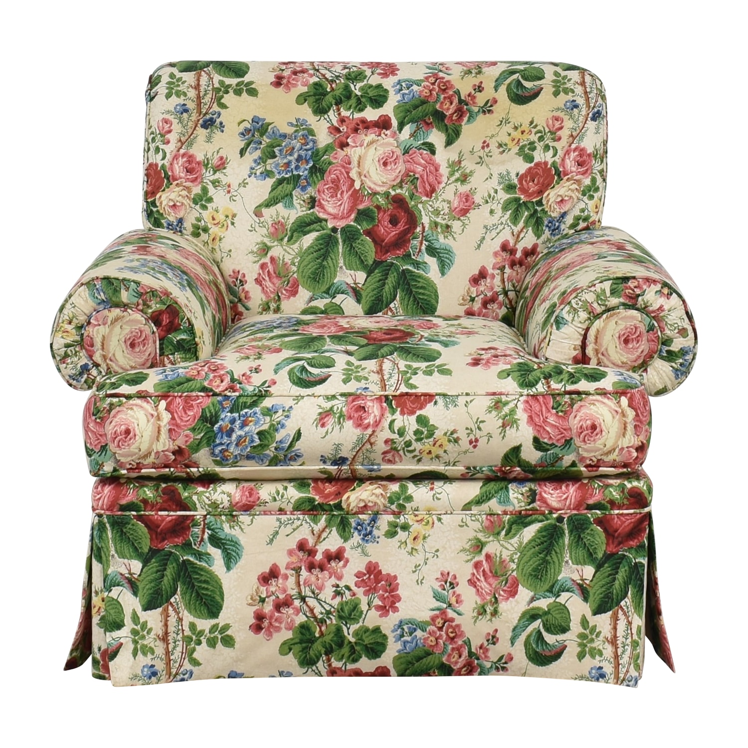 Empierre Fabric Club Chair and Ottoman