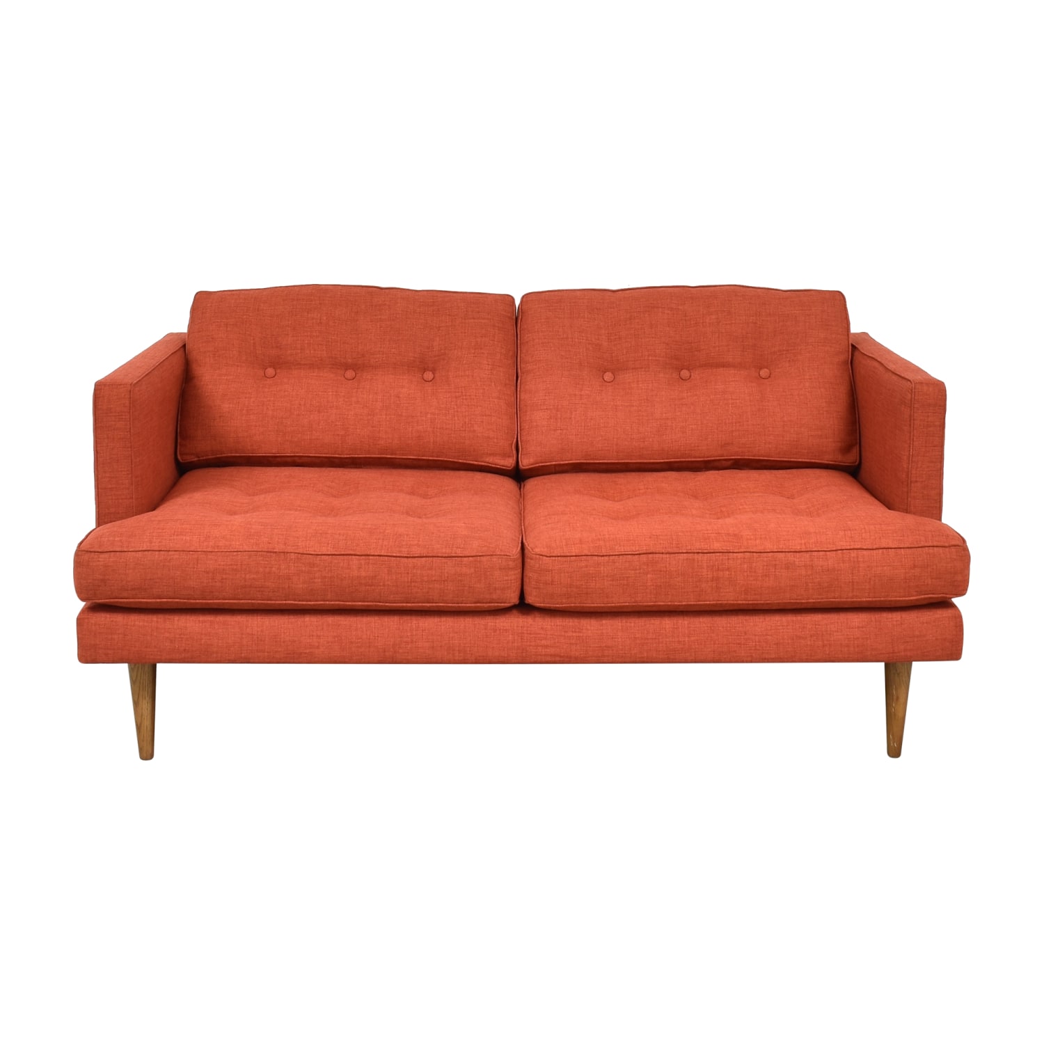 West Elm Peggy Mid Century Loveseat