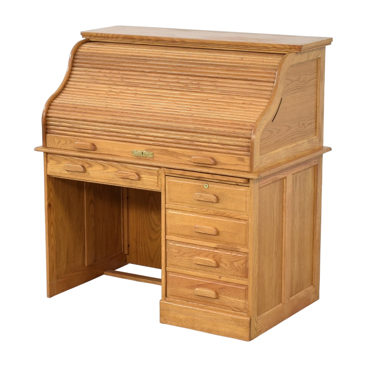 Fabulous Winners Only Oak Roll Top Desk #177786