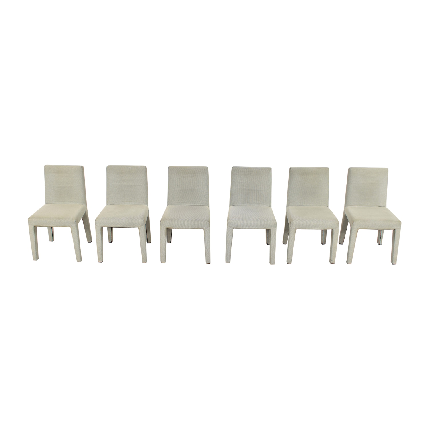 1990's Italian Baroque Arm Dining Chairs in Gold Leaf Beech and  White