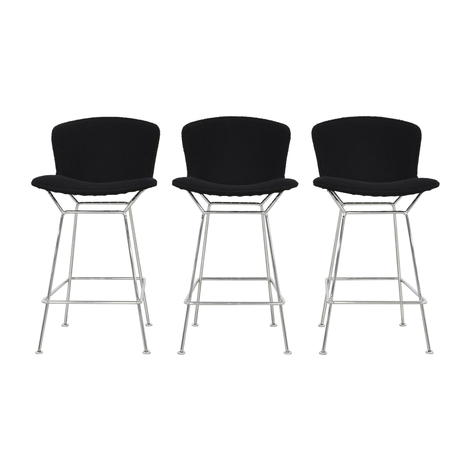 Knoll Knoll Bertoia Upholstered Bar Stools for sale