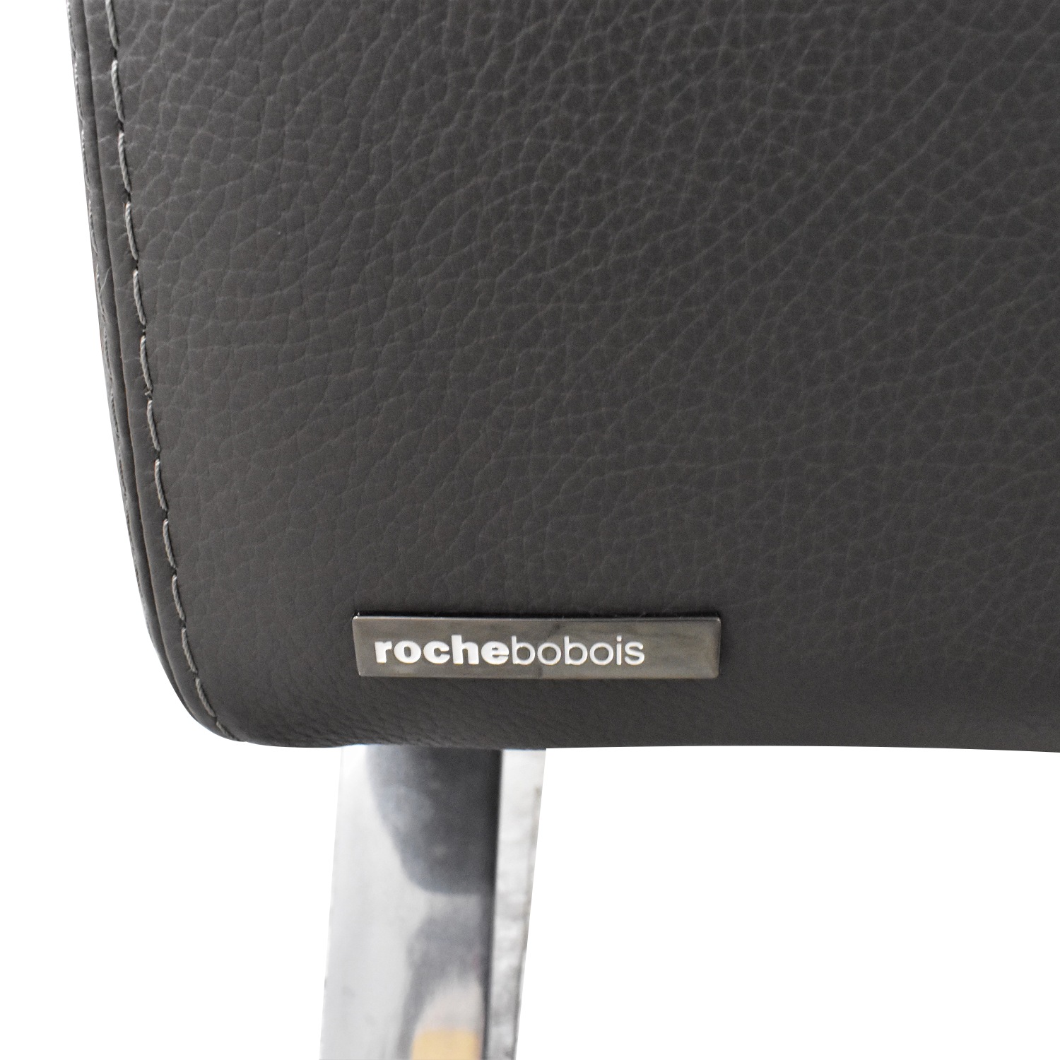 Roche Bobois Script Two Piece Leather Sectional