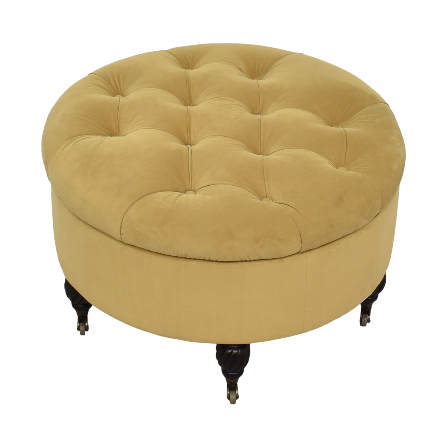 Frontgate Collette Tufted Storage Ottoman, 49% Off