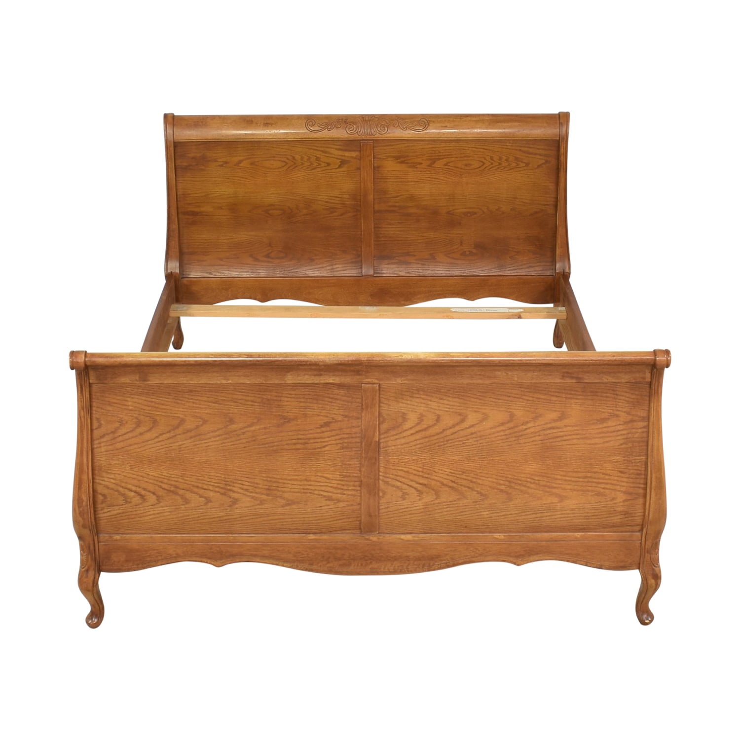 French Provincial Style Queen Sleigh Bed | 47% Off | Kaiyo