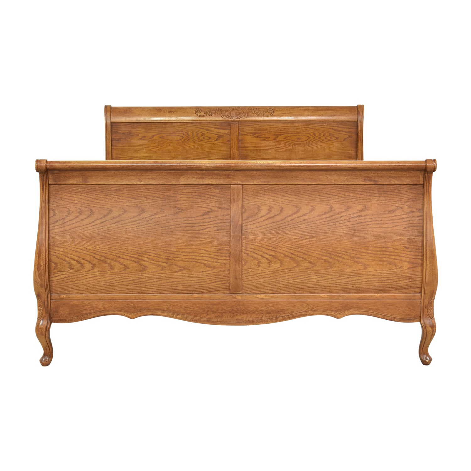 French Provincial Style Queen Sleigh Bed | 47% Off | Kaiyo