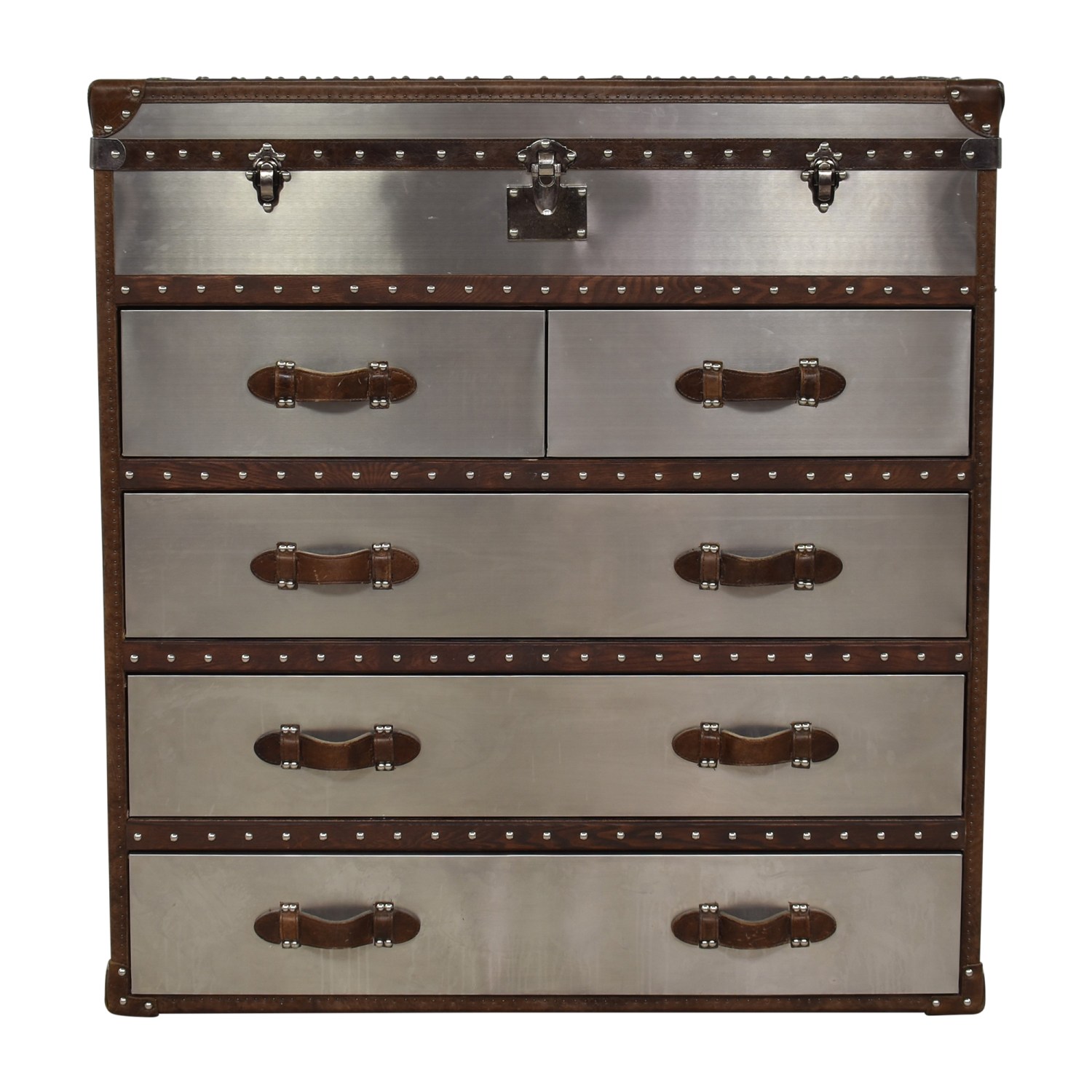 Restoration Hardware Steamer Trunk Dresser, 53% Off