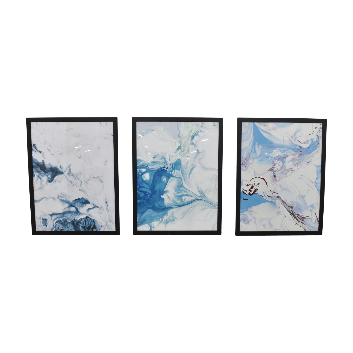   Abstract Waters Wall Art Set  Decor