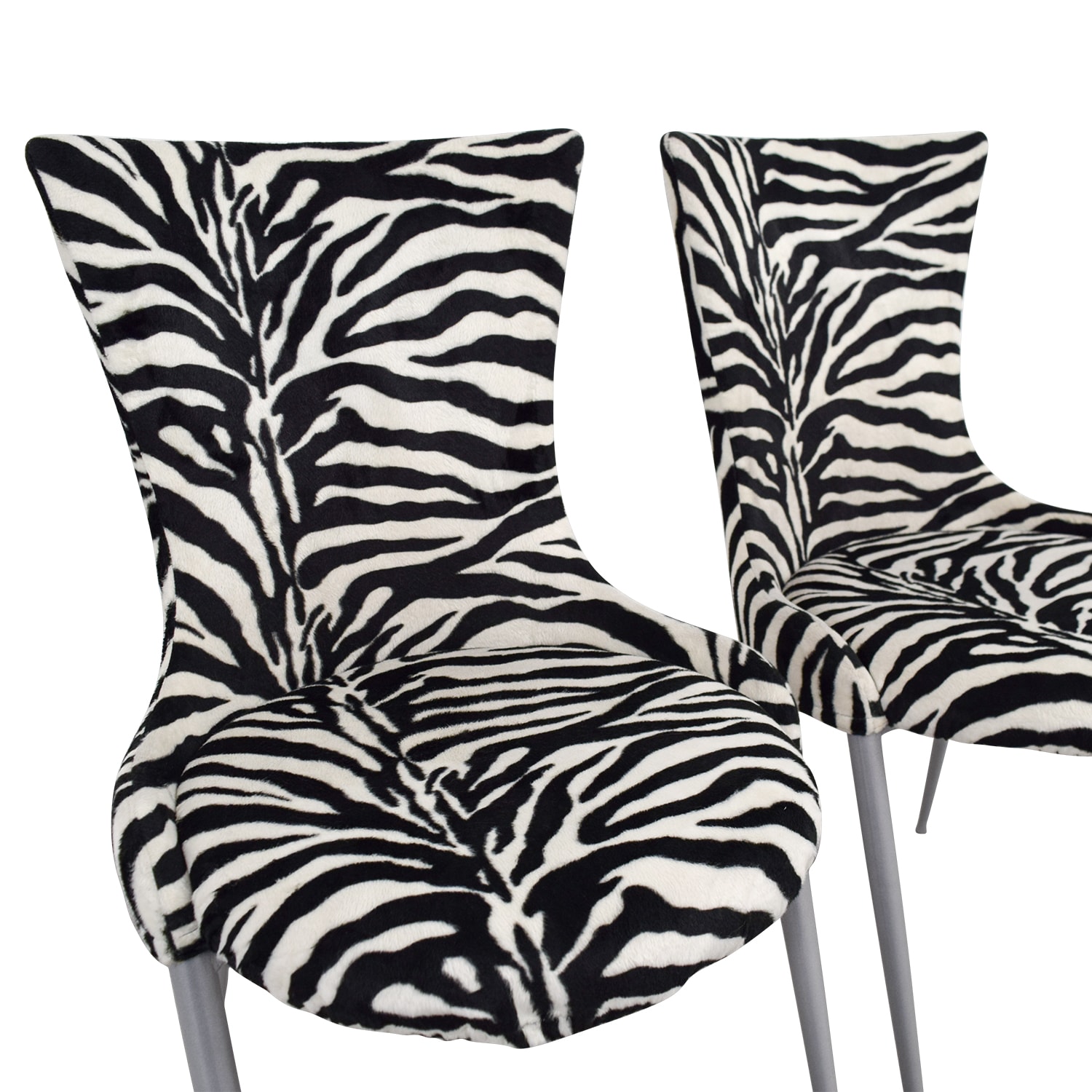 shop European Furniture Company Contemporary Zebra Dining Chairs European Furniture Company