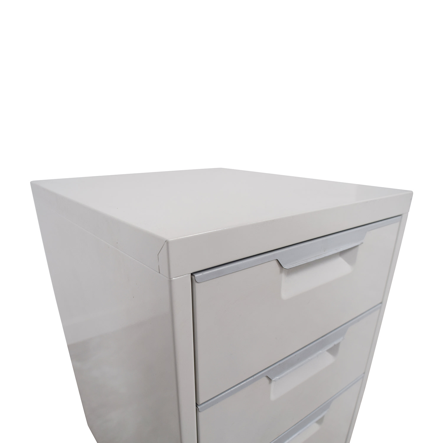 Cb2 Tps White 3 Drawer Filing Cabinet