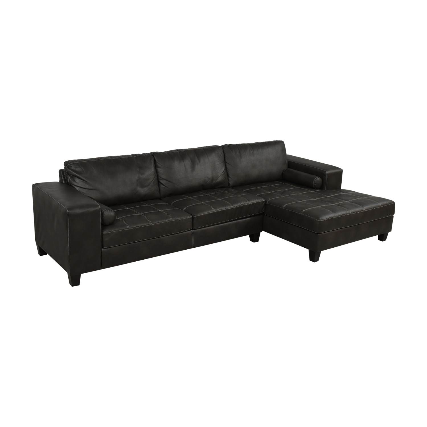 buy Ashley Furniture Chaise Sectional Sofa and Ottoman  Ashley Furniture Sectionals