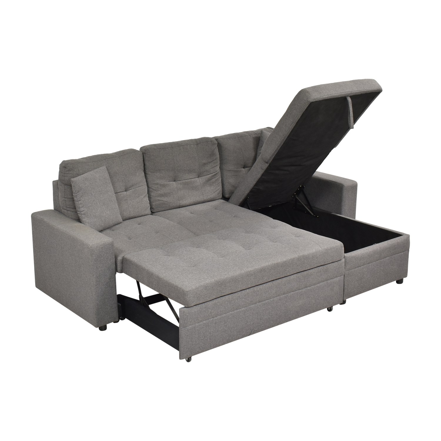 AllModern Inessa Reversible Chaise Sleeper Sofa | 33% Off | Kaiyo