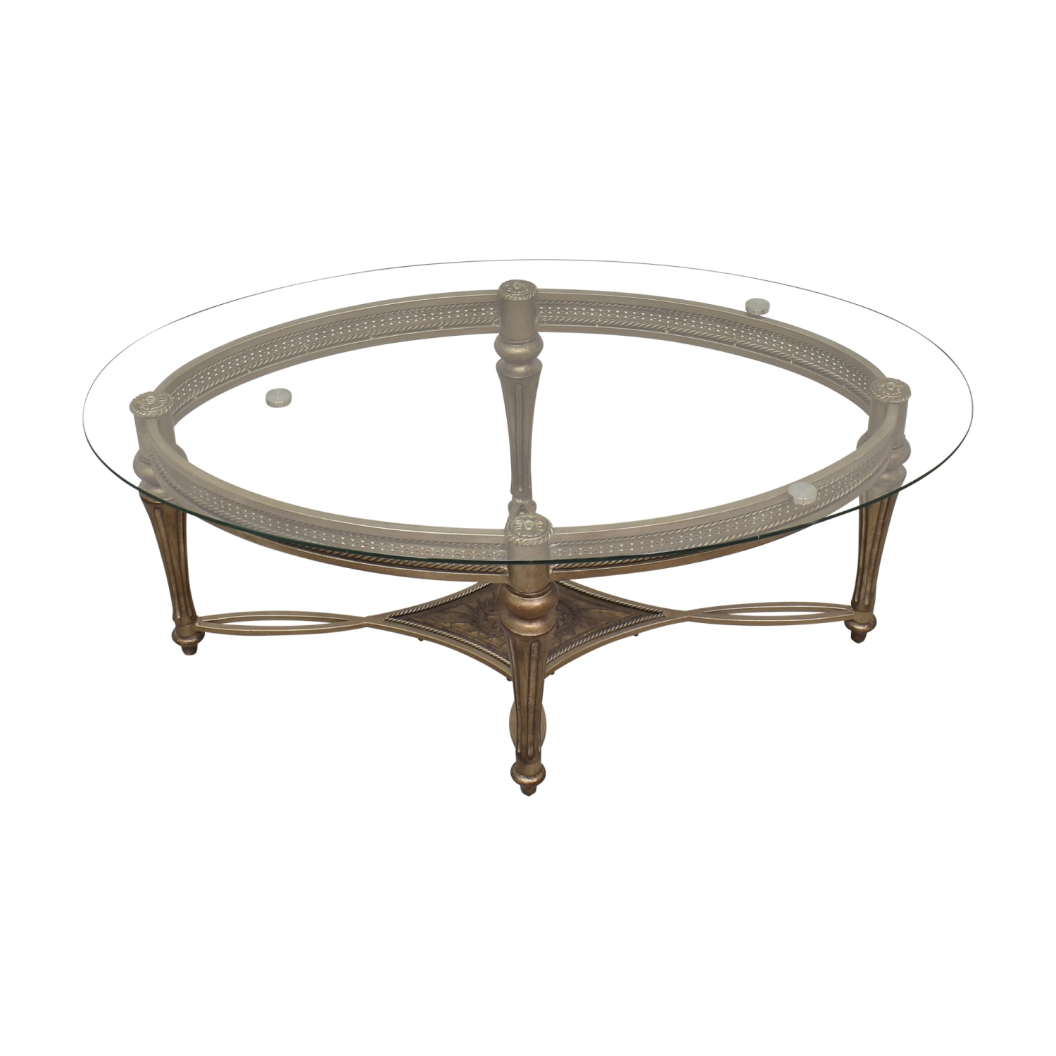 shop Magnussen Home Galloway Oval Cocktail Table  Tables
