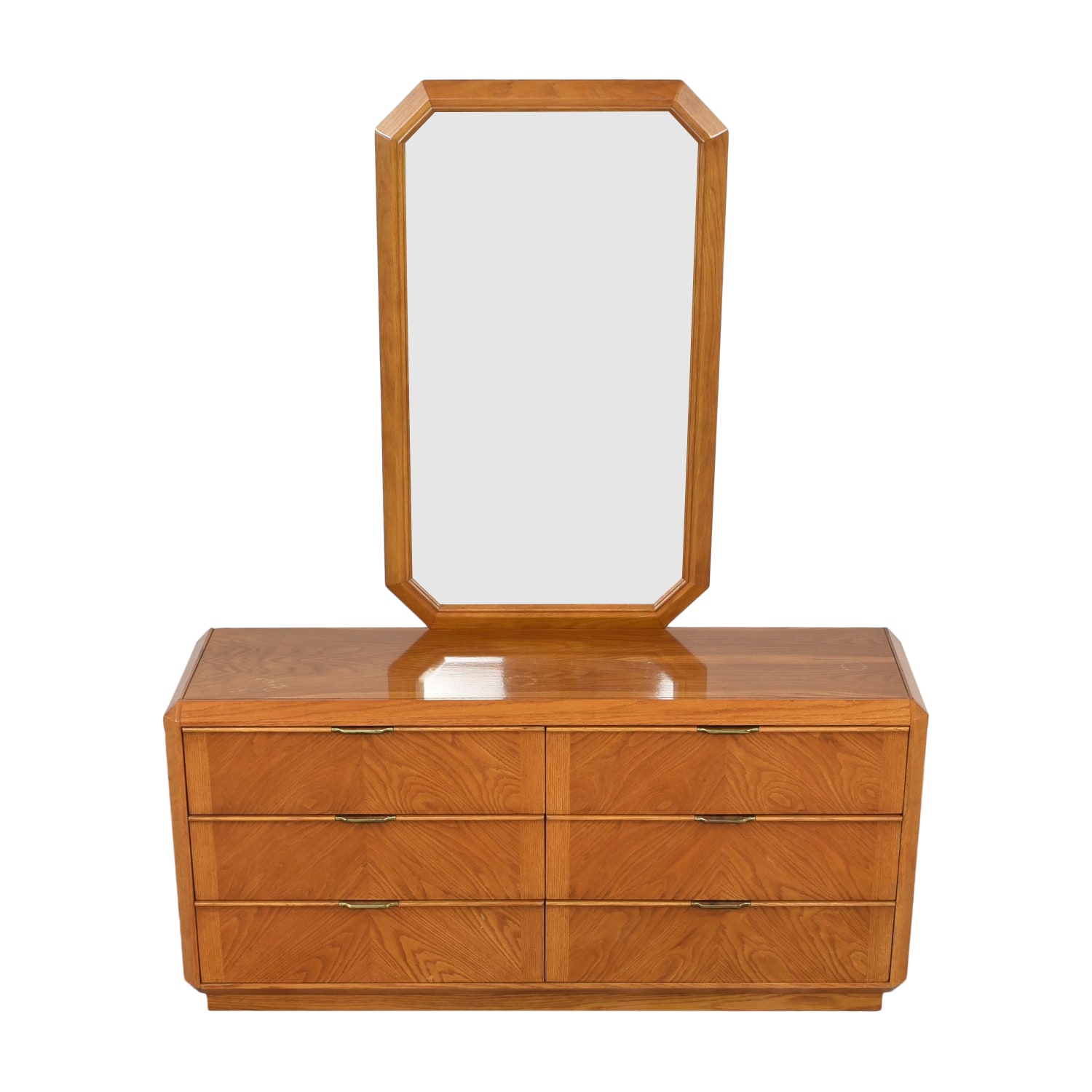 Stanley Furniture Stanley Furniture Modern Dresser with Mirror nj