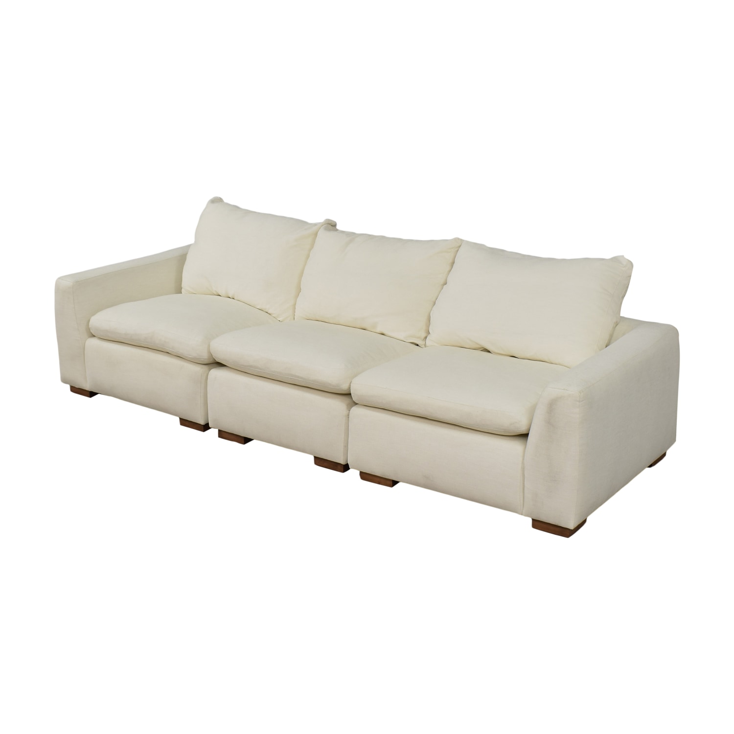 BenchMade Modern Like Butter Sofa with Ottoman | 62% Off | Kaiyo