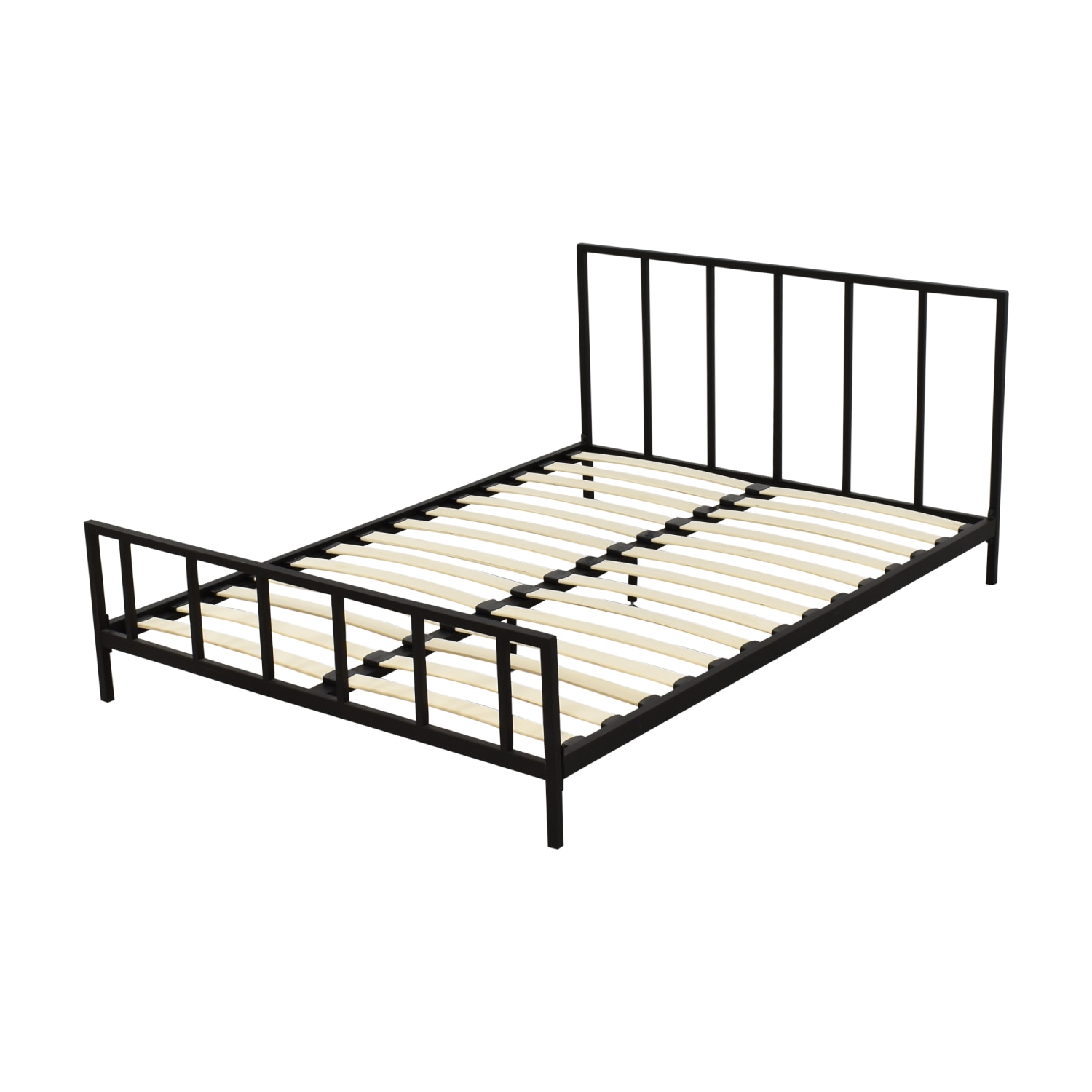 CB2 - Spotted our Alchemy Shiny Brass Bed and Catch-All Storage