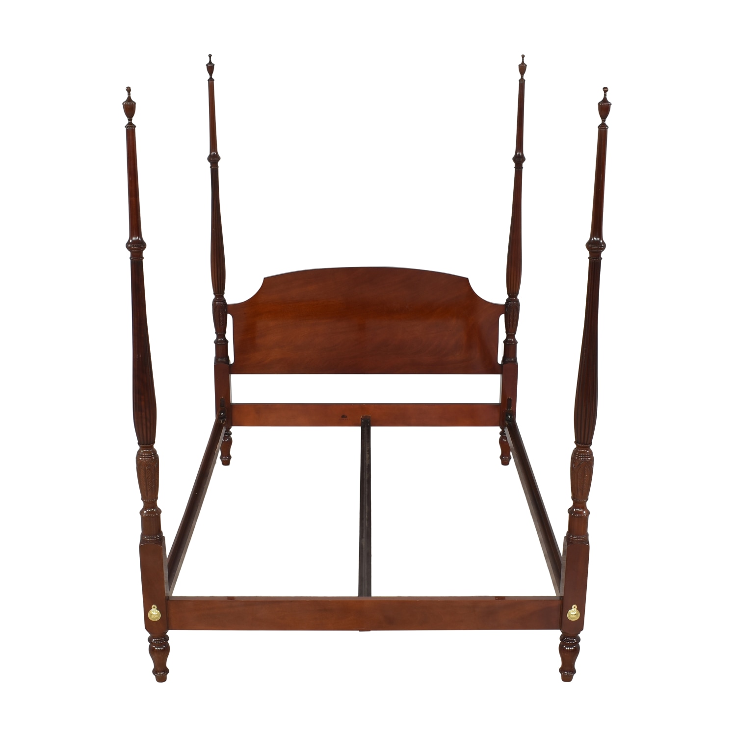 L54607EC: KINDEL Queen Size National Trust Mahogany Canopy Bed 