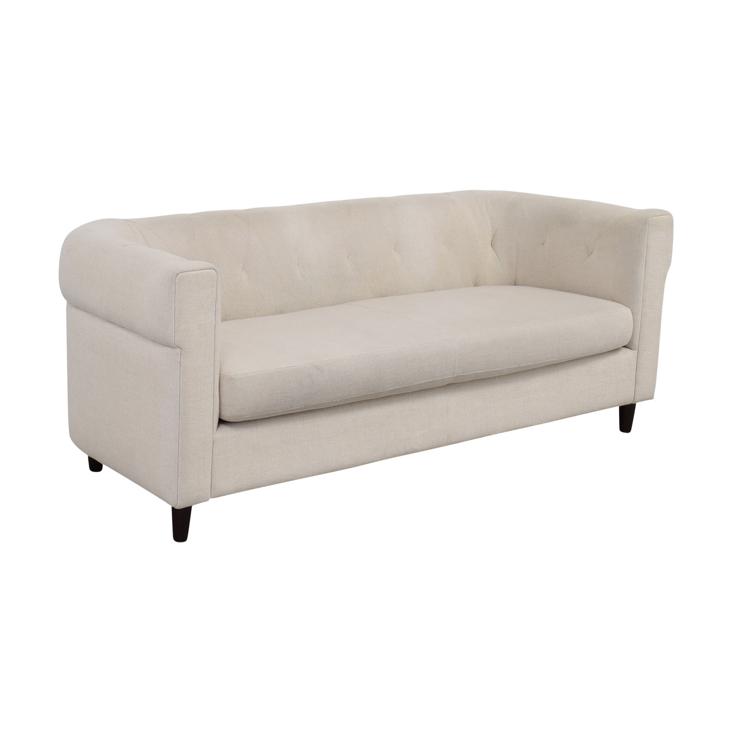 West Elm Beige Sofa with Removable Back Cushions, 61% Off