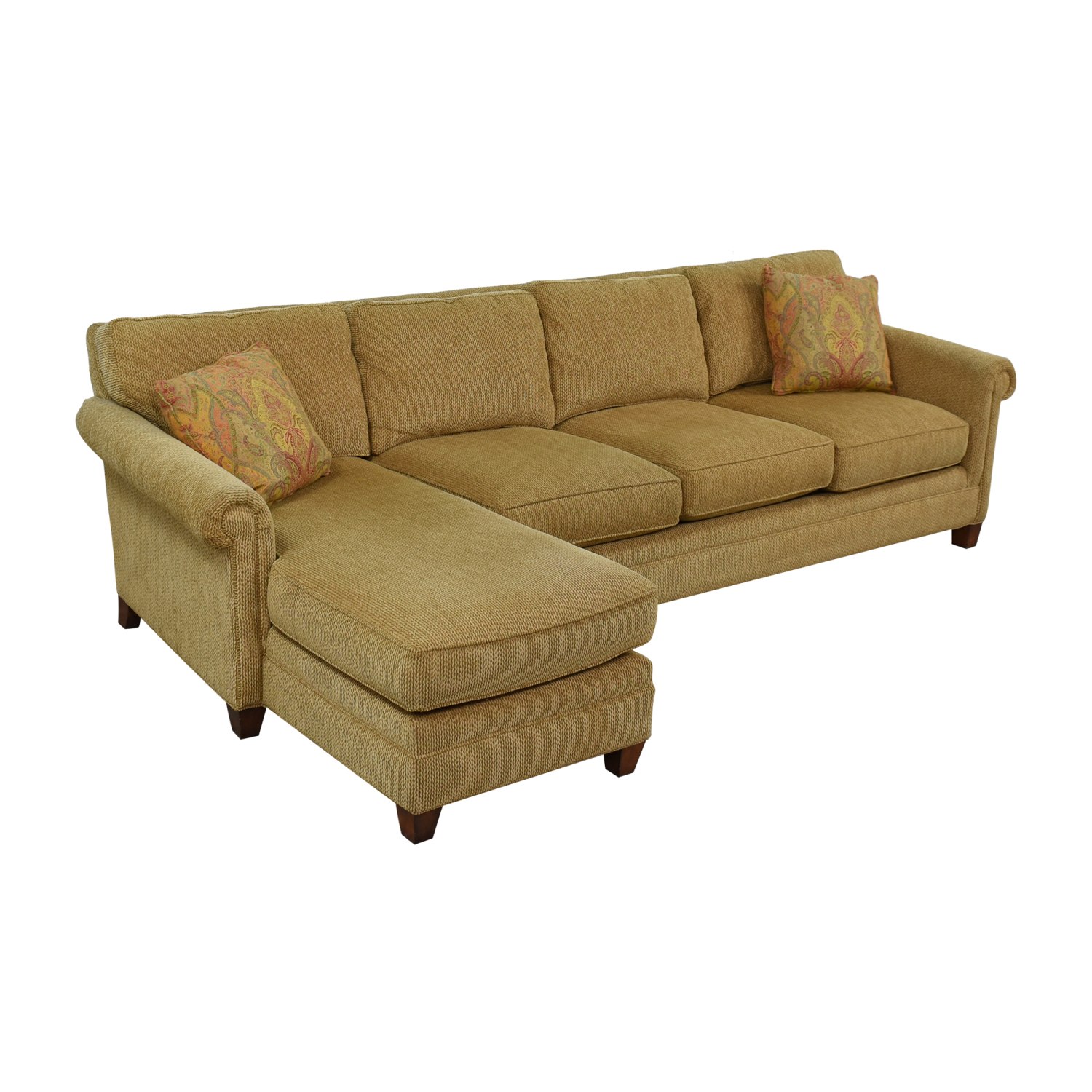 Used Thomasville Two Piece Sectional Sofa 