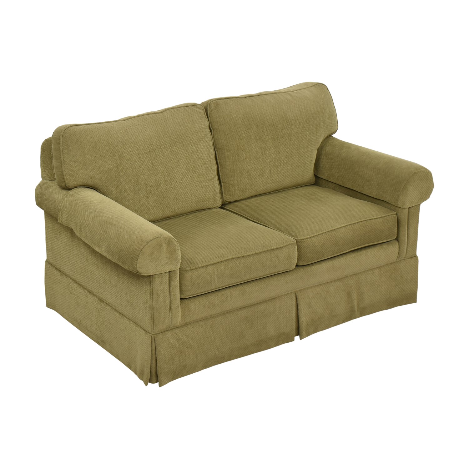 Ethan Allen Ethan Allen Conor Skirted Love Seat  dimensions