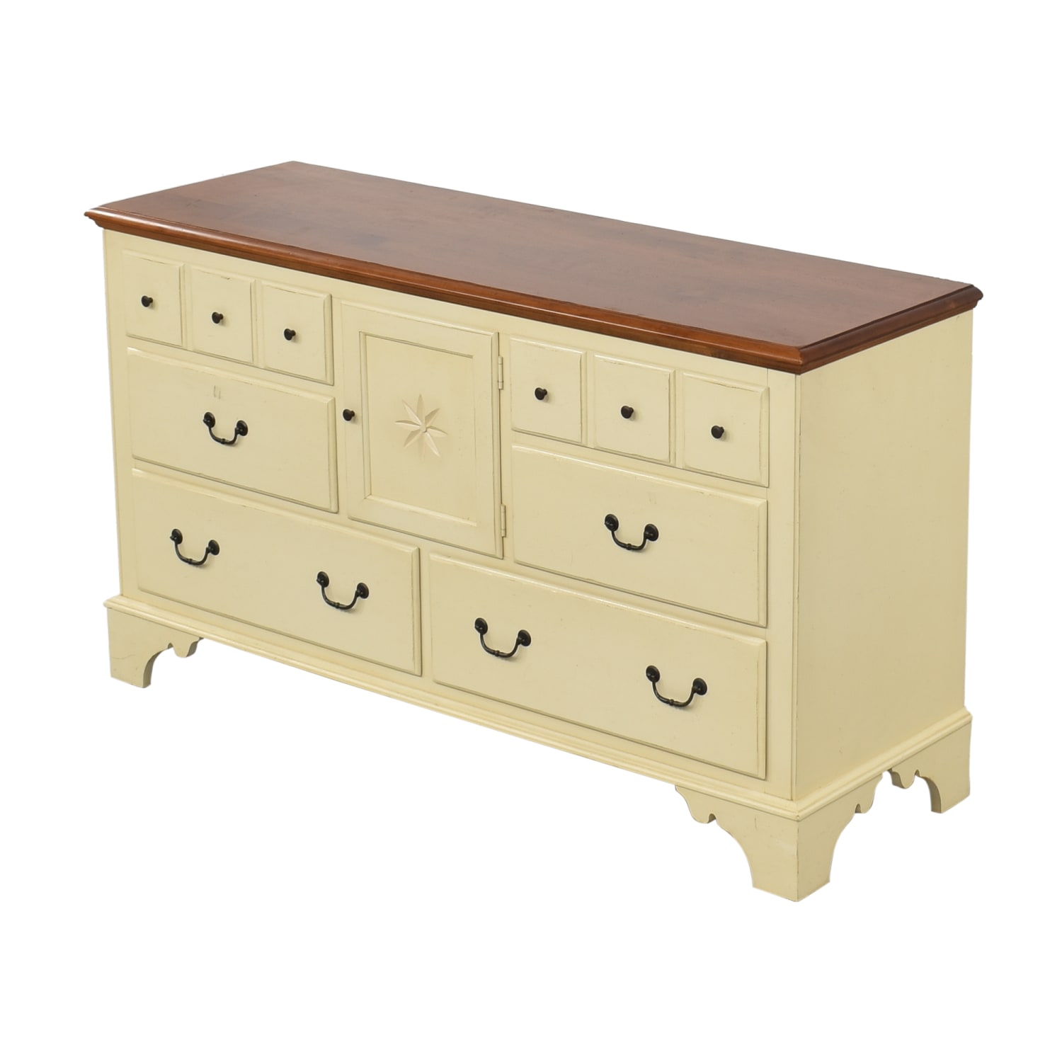 shop Ethan Allen Country Crossings Six Drawer Dresser Ethan Allen Storage