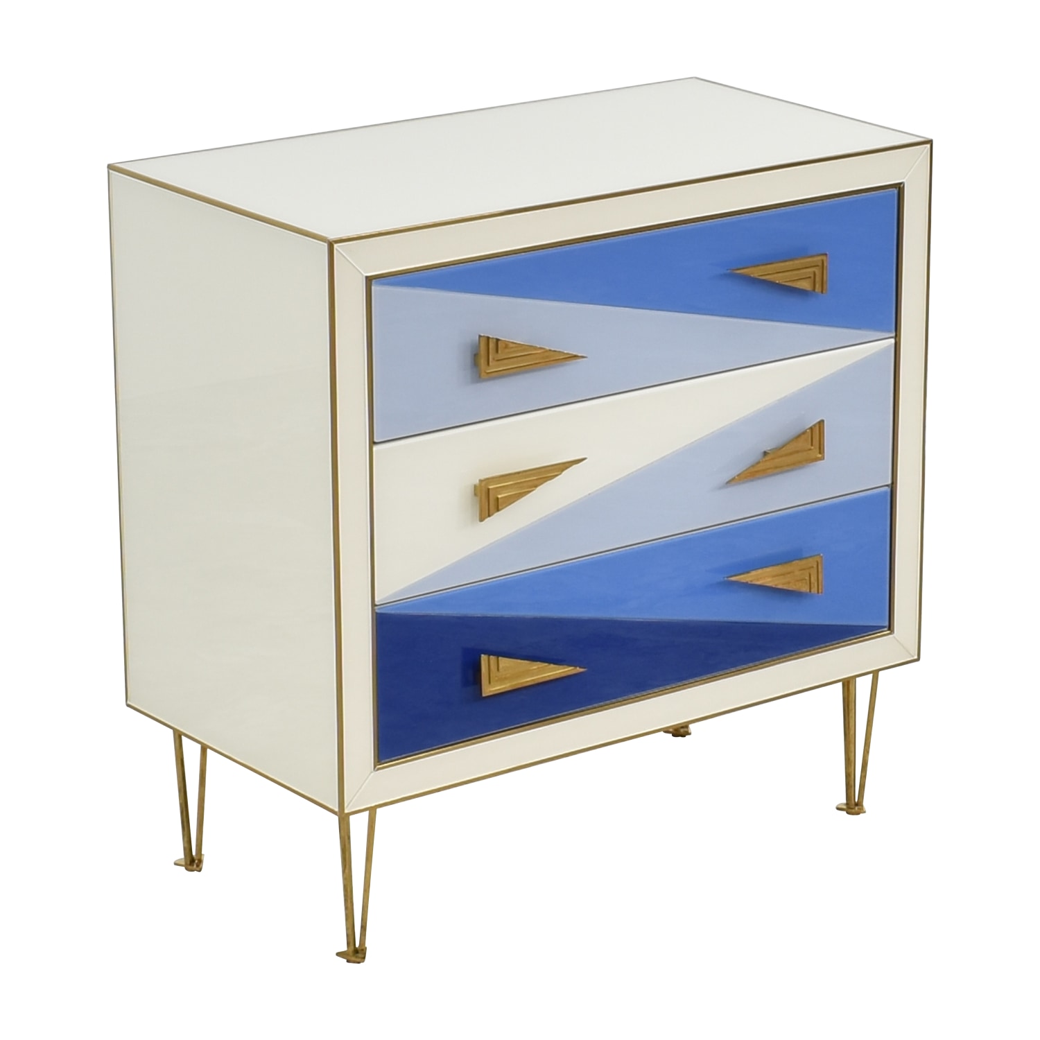 shop Jonathan Adler Harlequin Three Drawer Chest Jonathan Adler Dressers