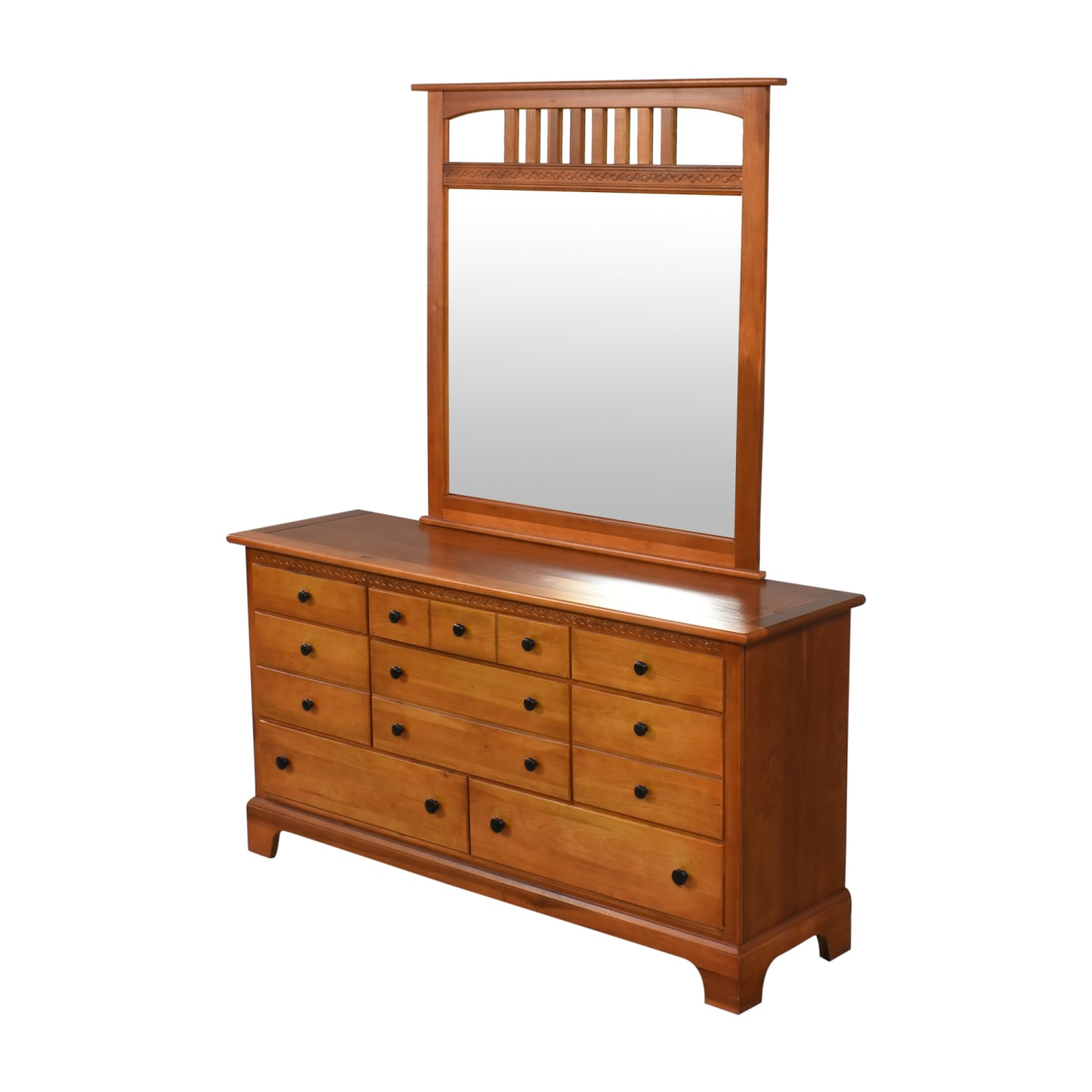 Buy Vaughan Mission Style Dresser With Mirror 