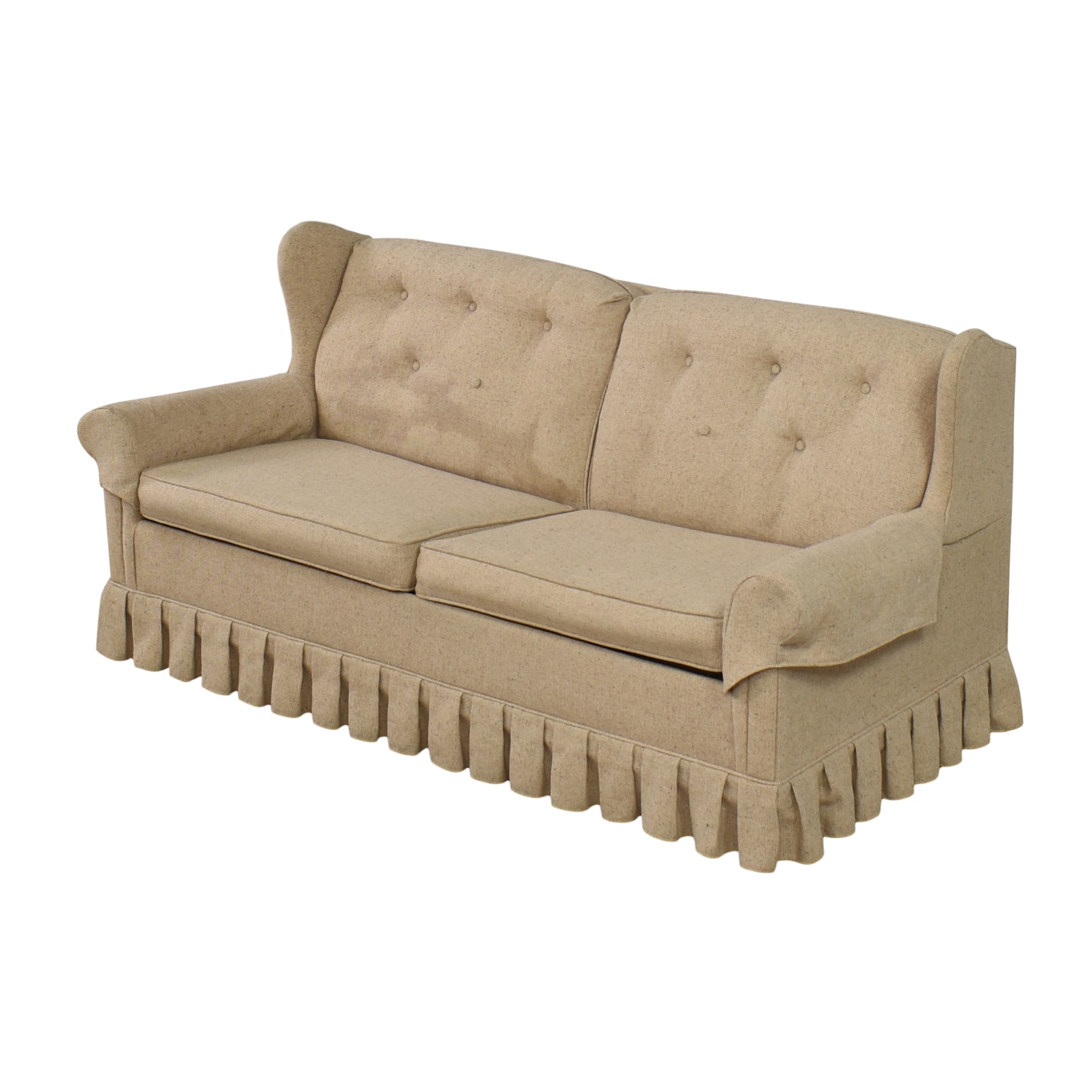 Tufted Wingback Sleeper Sofa 76 Off