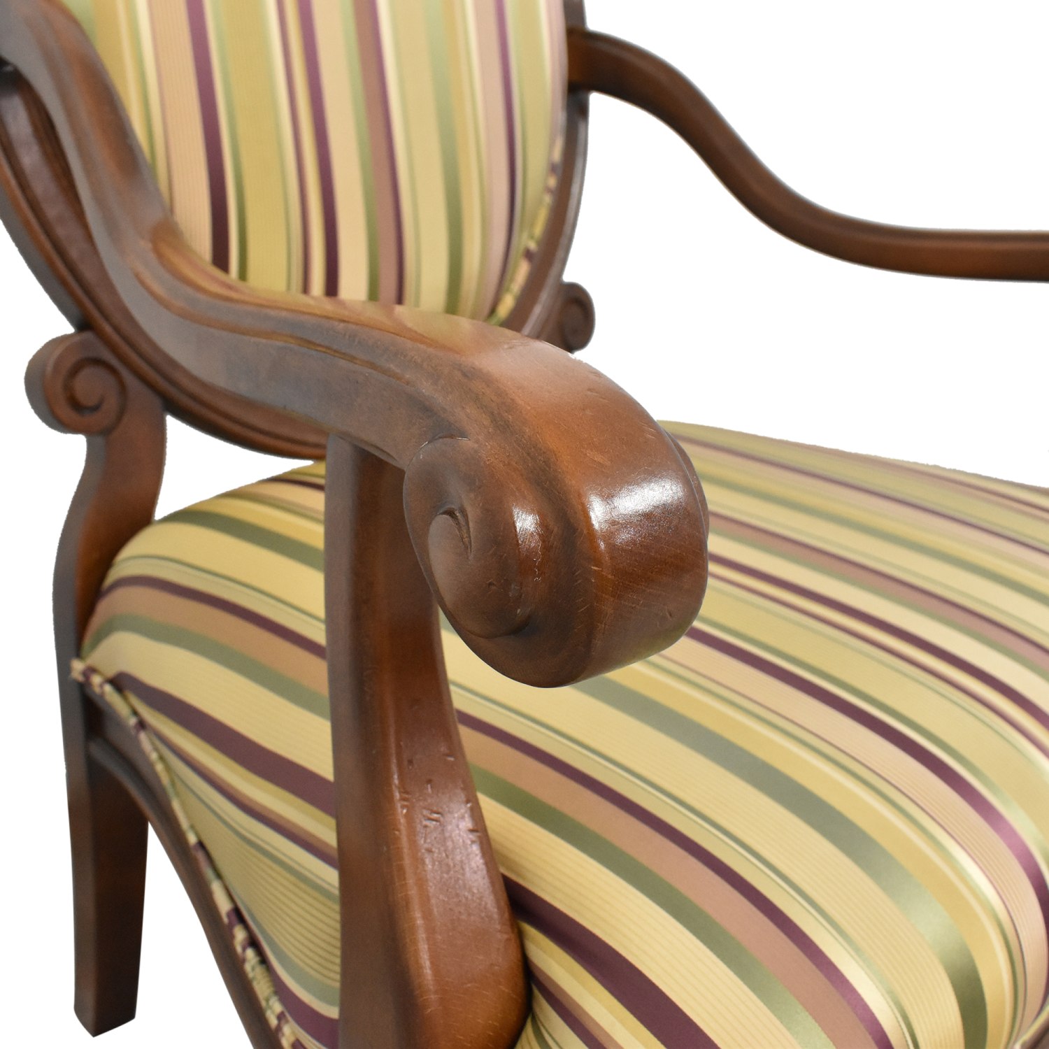 Custom Slope Arm Accent Chair, 86% Off