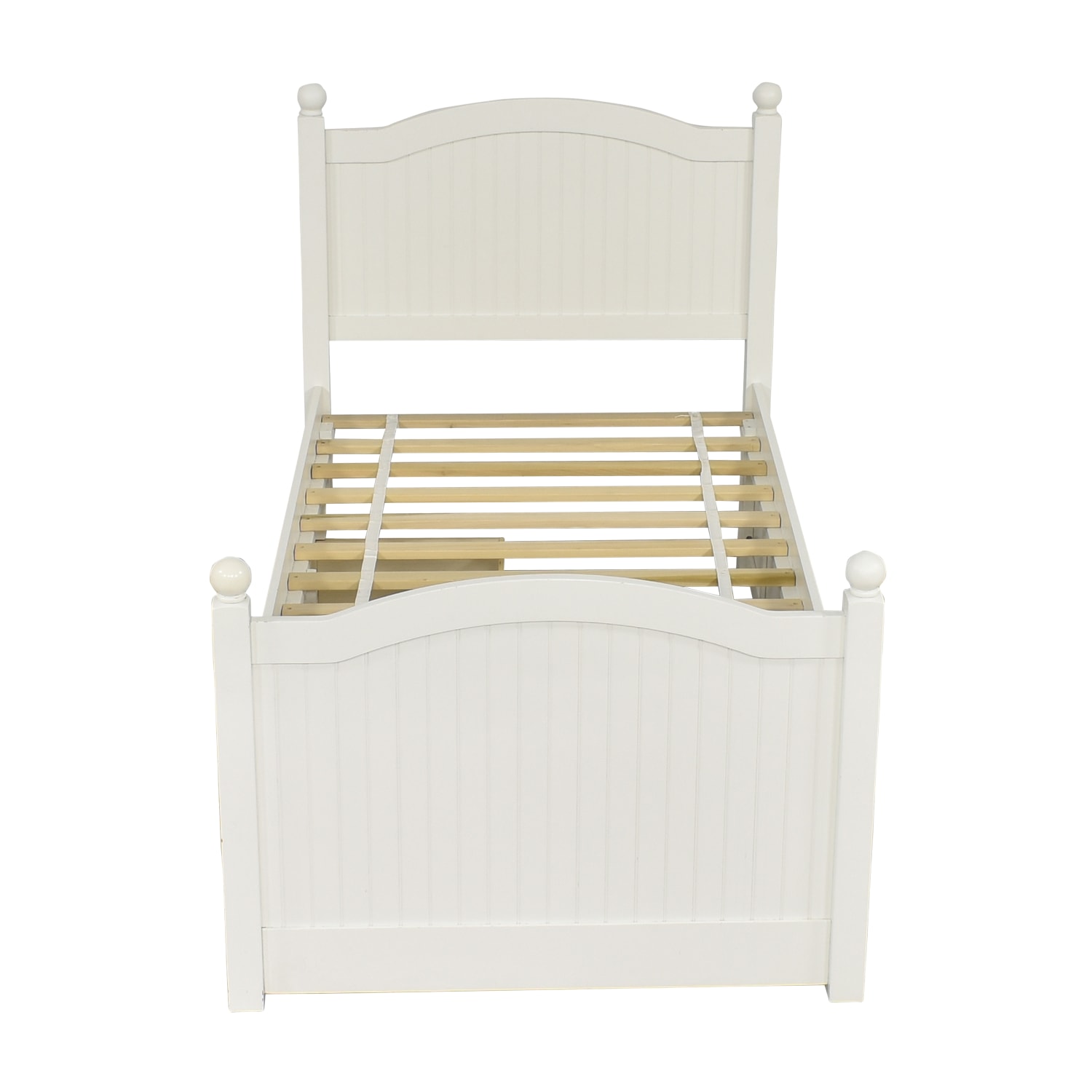 Pottery barn kids Catalina twin bed frame. USED, WHITE