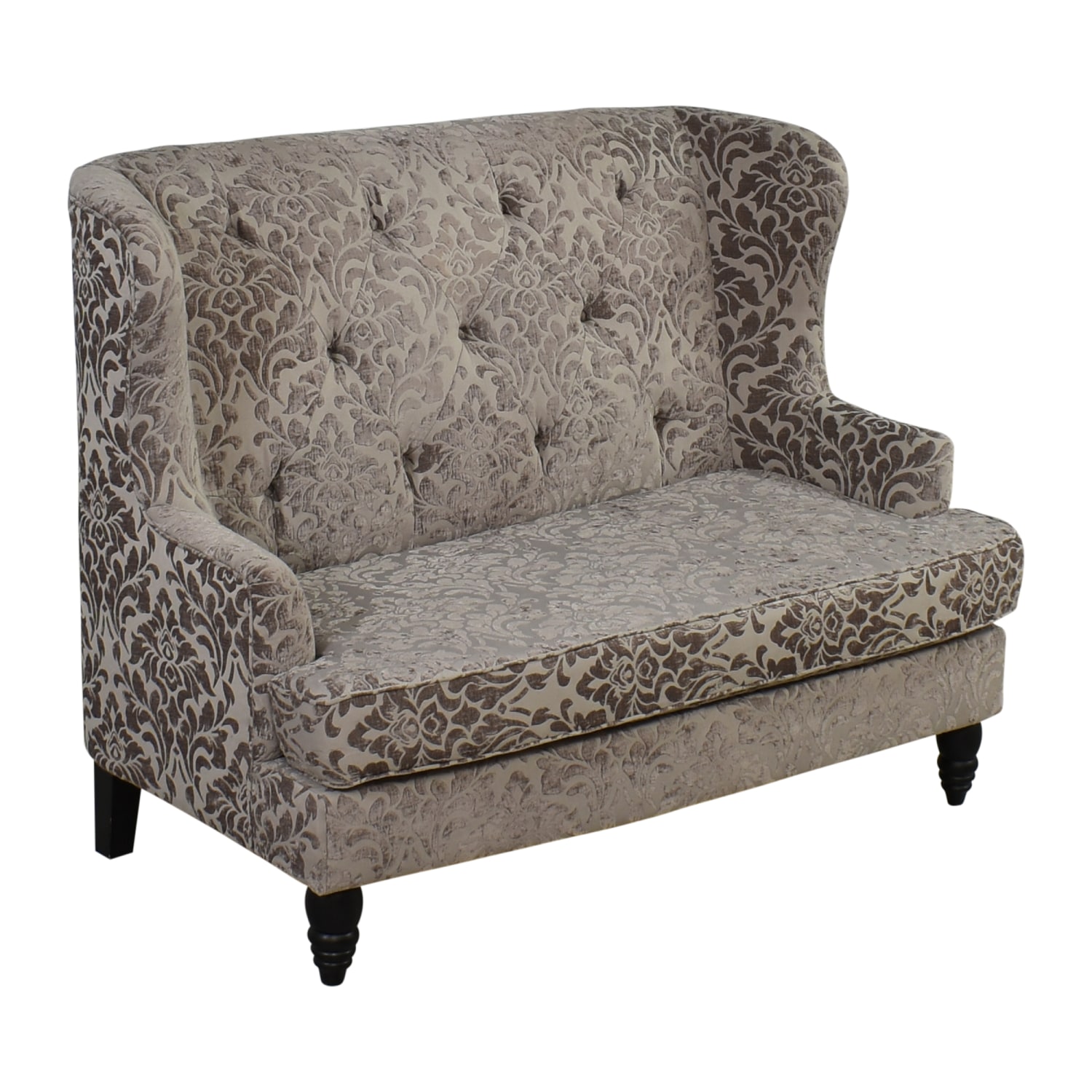 Home Decorators Collection Tufted Wingback Settee 51 Off Kaiyo   Second Hand Modern Tufted Wingback Settee 