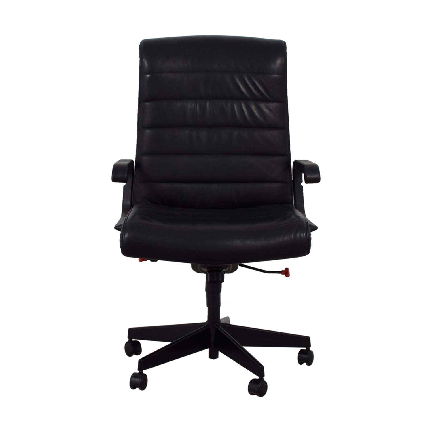  Black Leather Office Chair dimensions