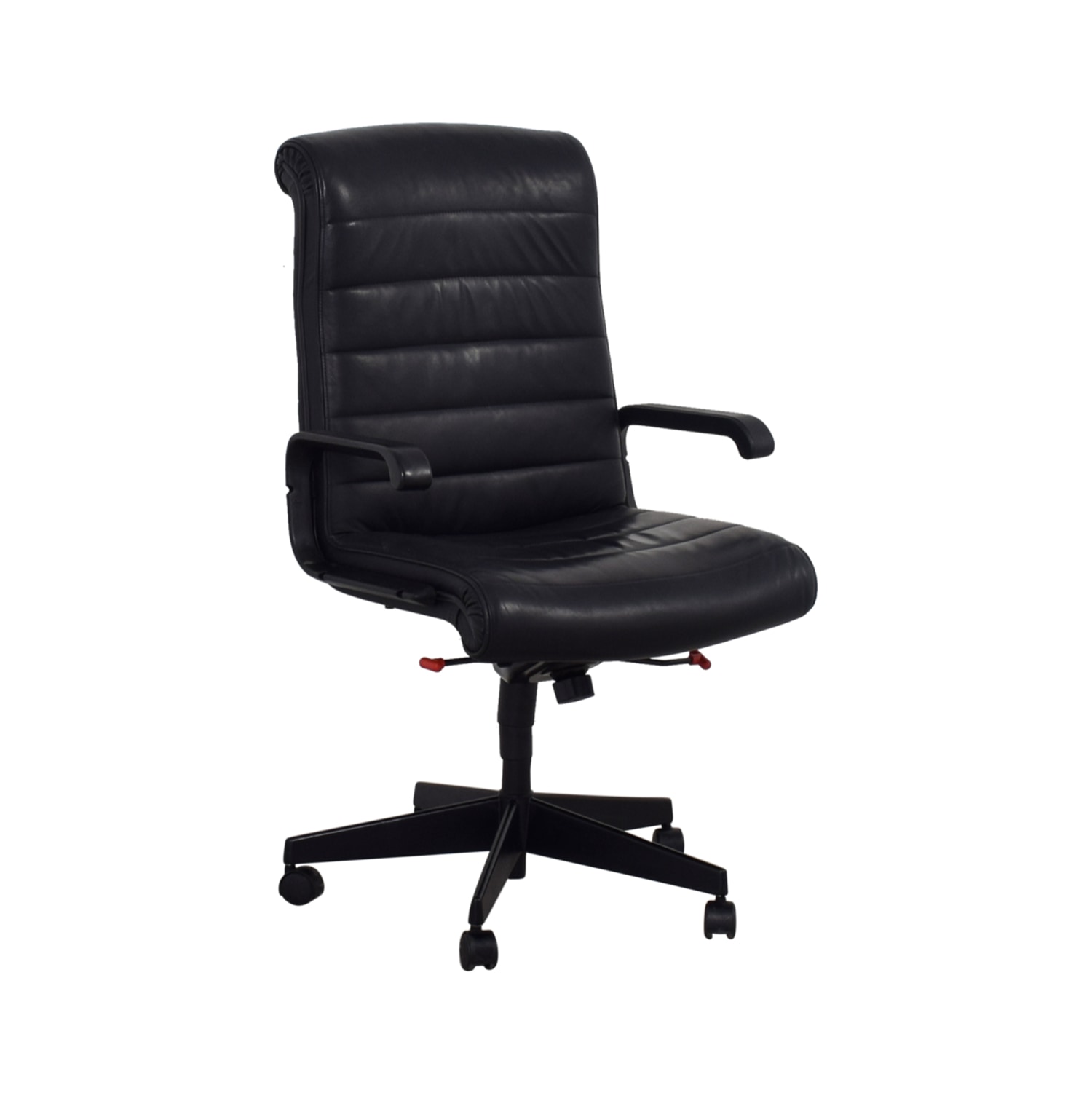  Black Leather Office Chair Chairs