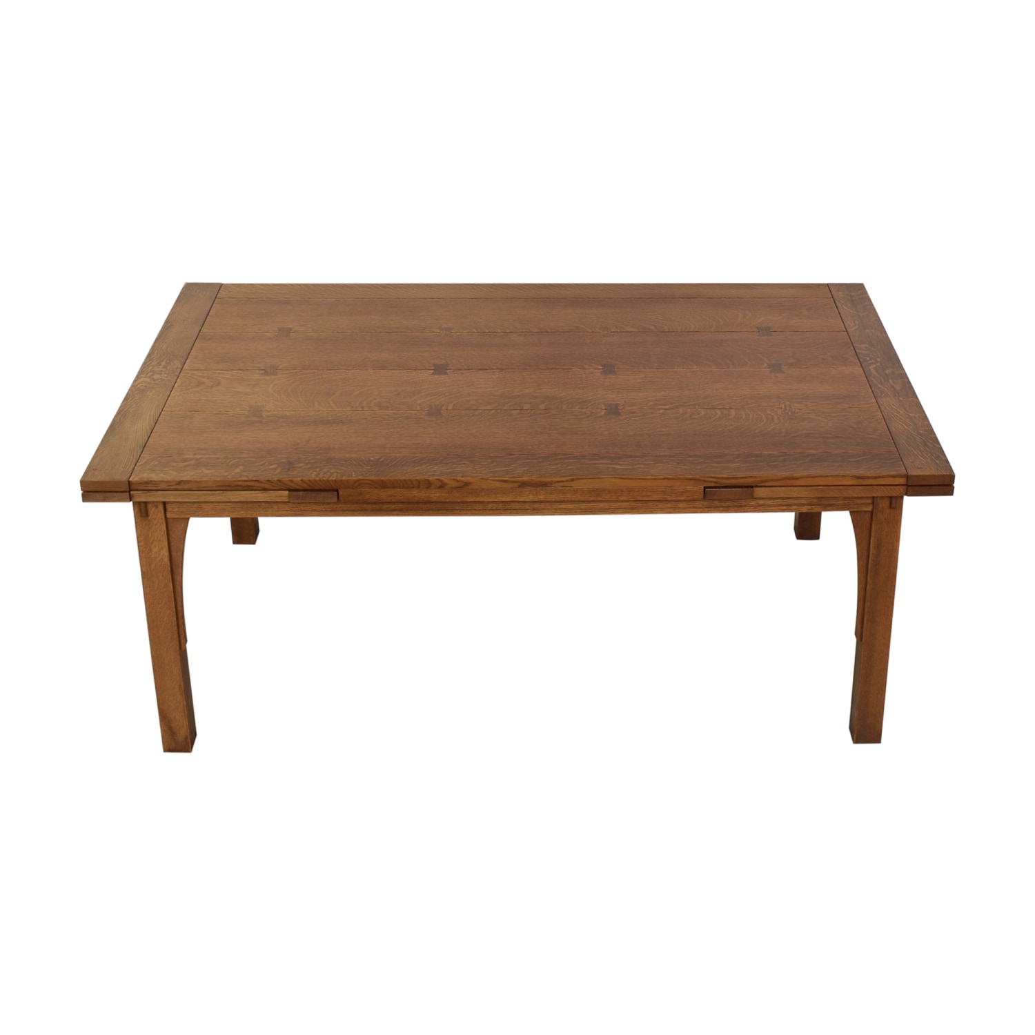 Marston Wide Console Desk on Minimalist Square Legs