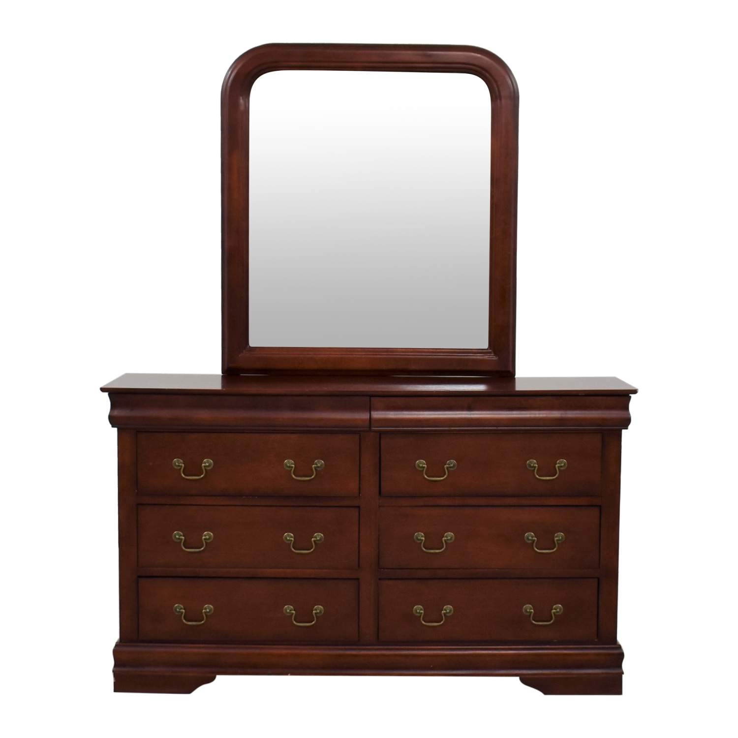 Louis Phillipe 3 Drawer Nightstand (Cherry) by Glory