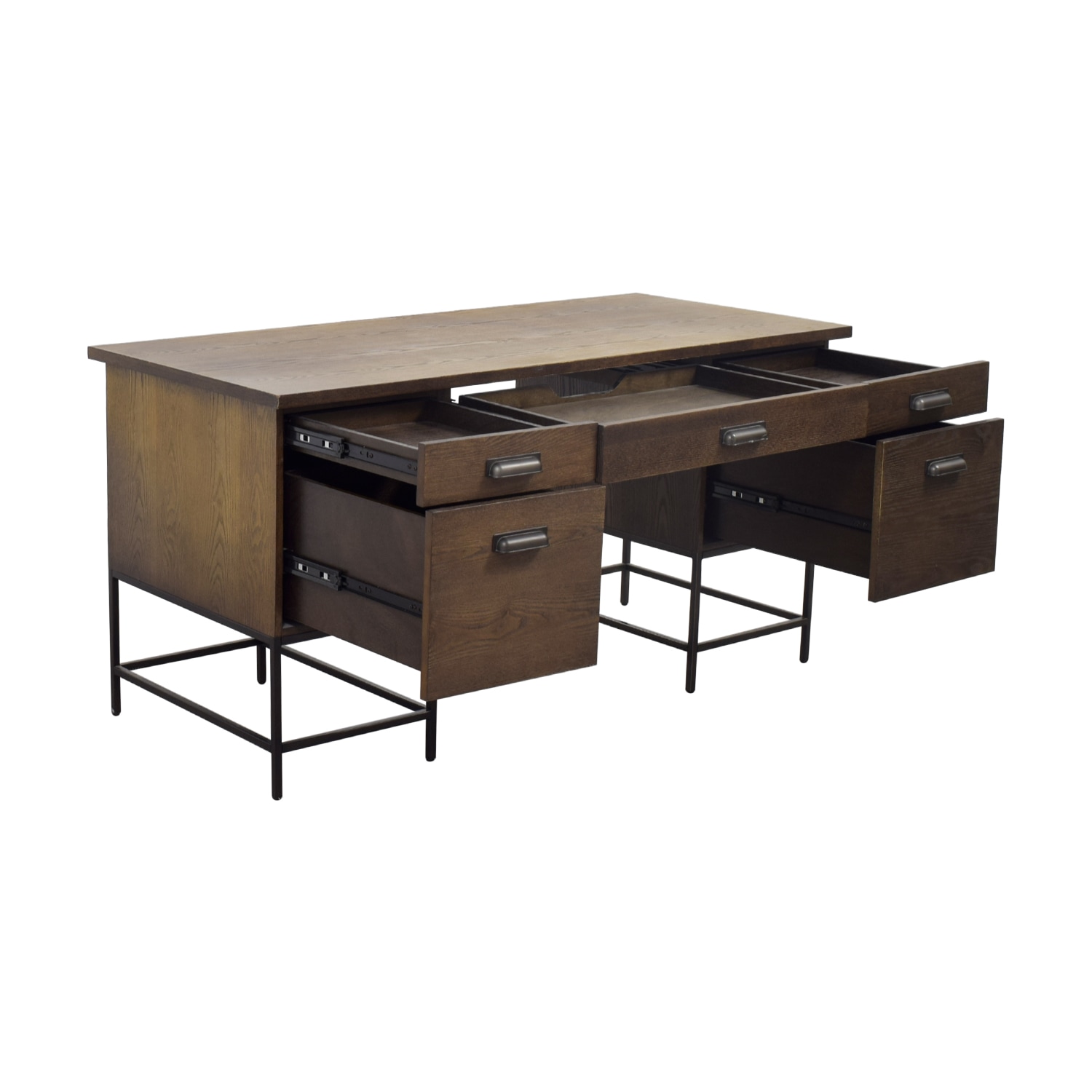 shop West Elm Rustic Wood Desk West Elm Tables