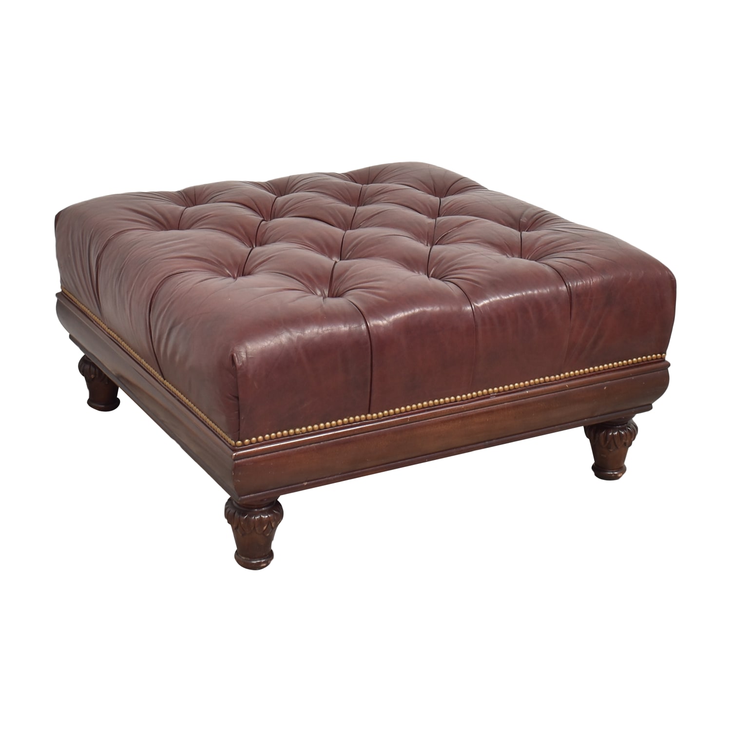 Hancock And Moore Tufted Ottoman 58 Off Kaiyo