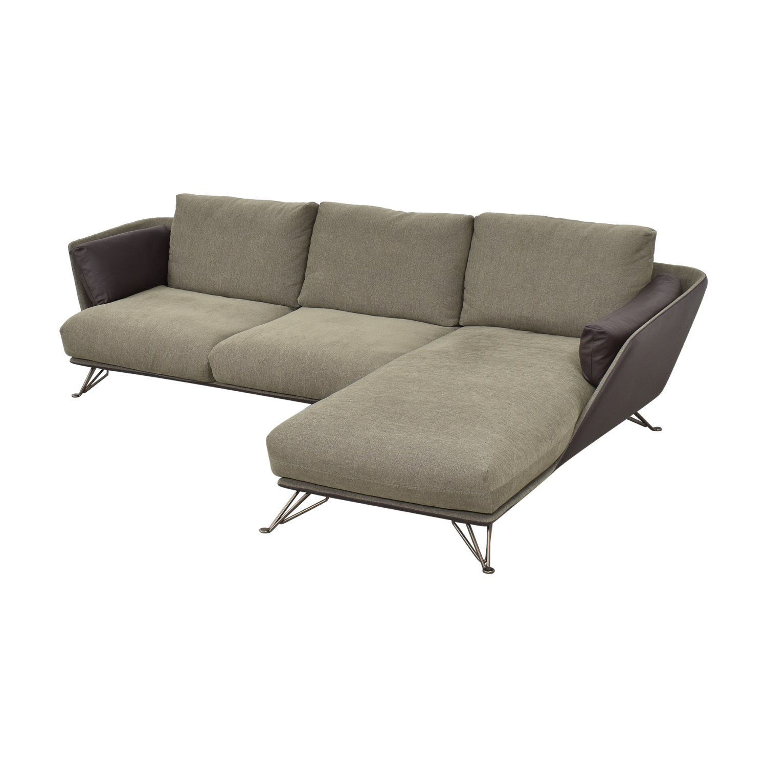 buy Arketipo Morrison Chaise Sectional Arketipo Sectionals