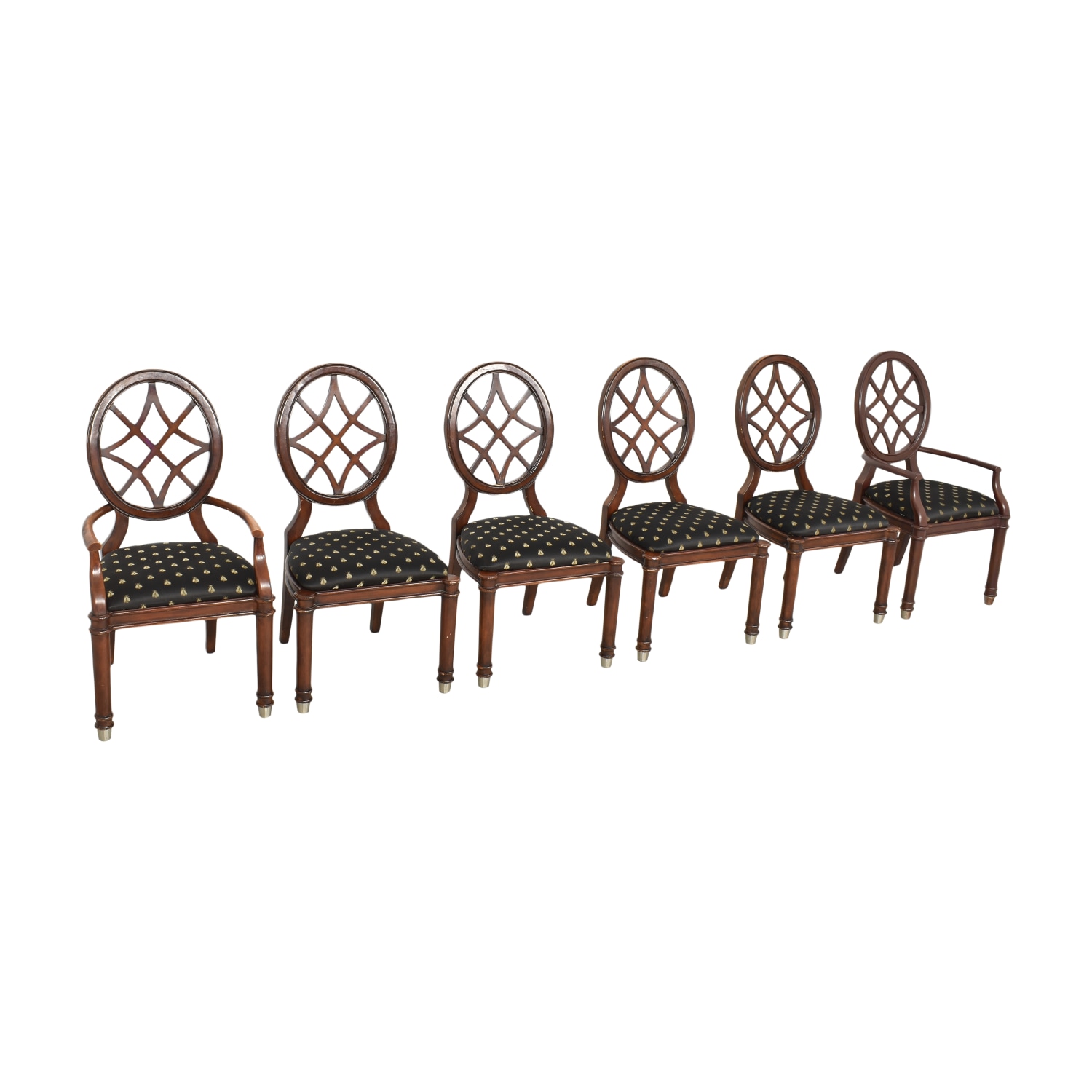  Federal Style Spider Back Dining Chairs  ct