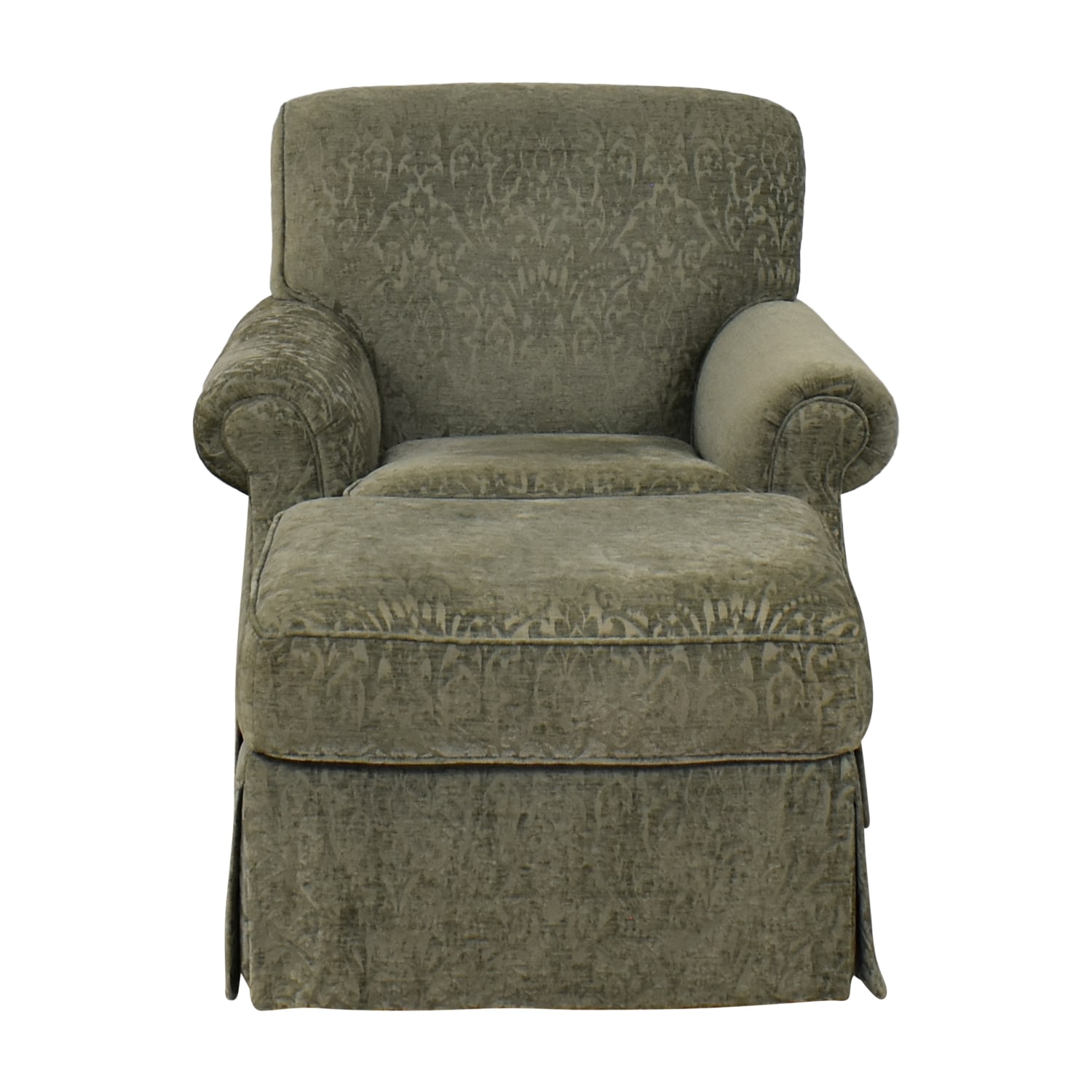 Empierre Fabric Club Chair and Ottoman