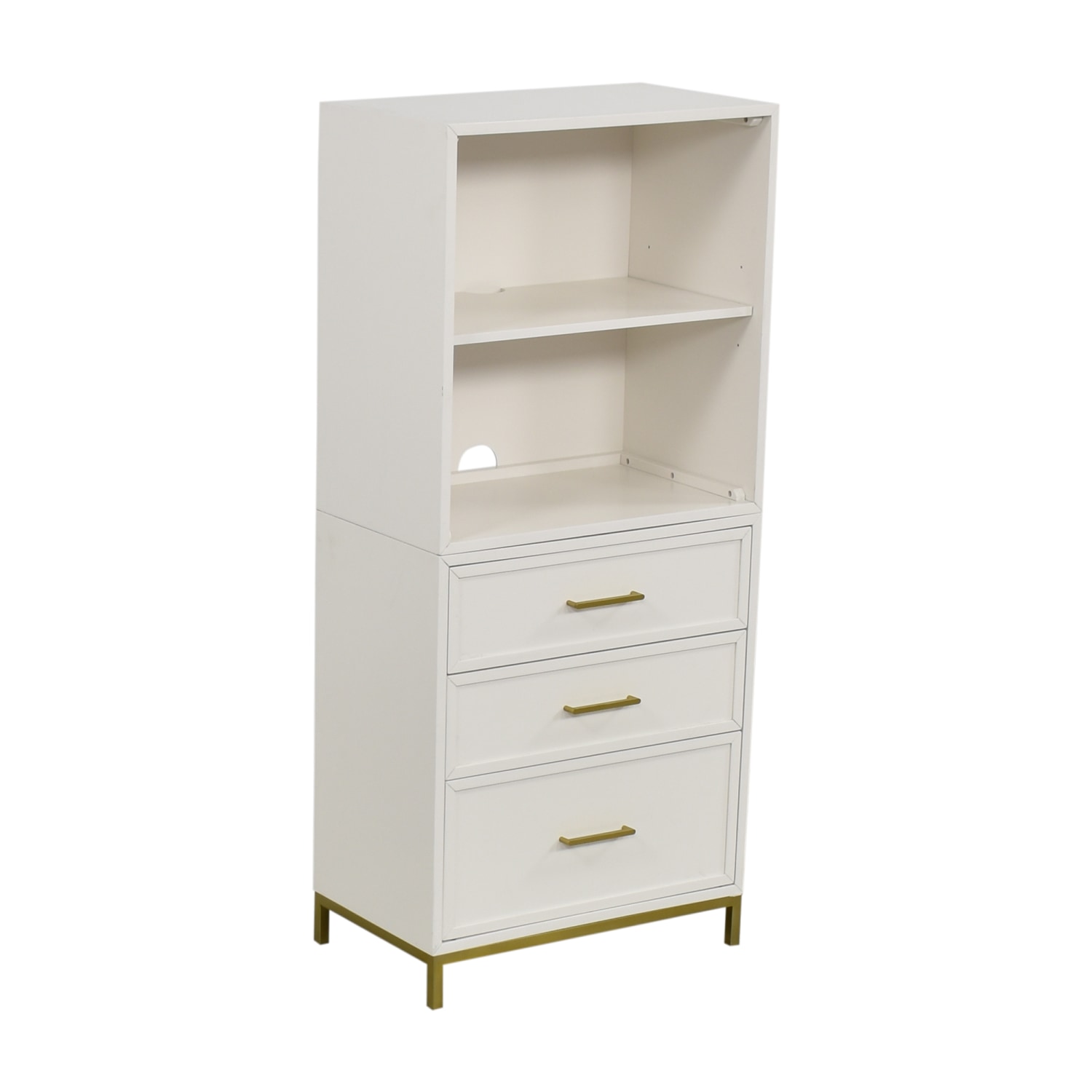 Blaire Wall System 3-Drawer, Storage Bookshelf