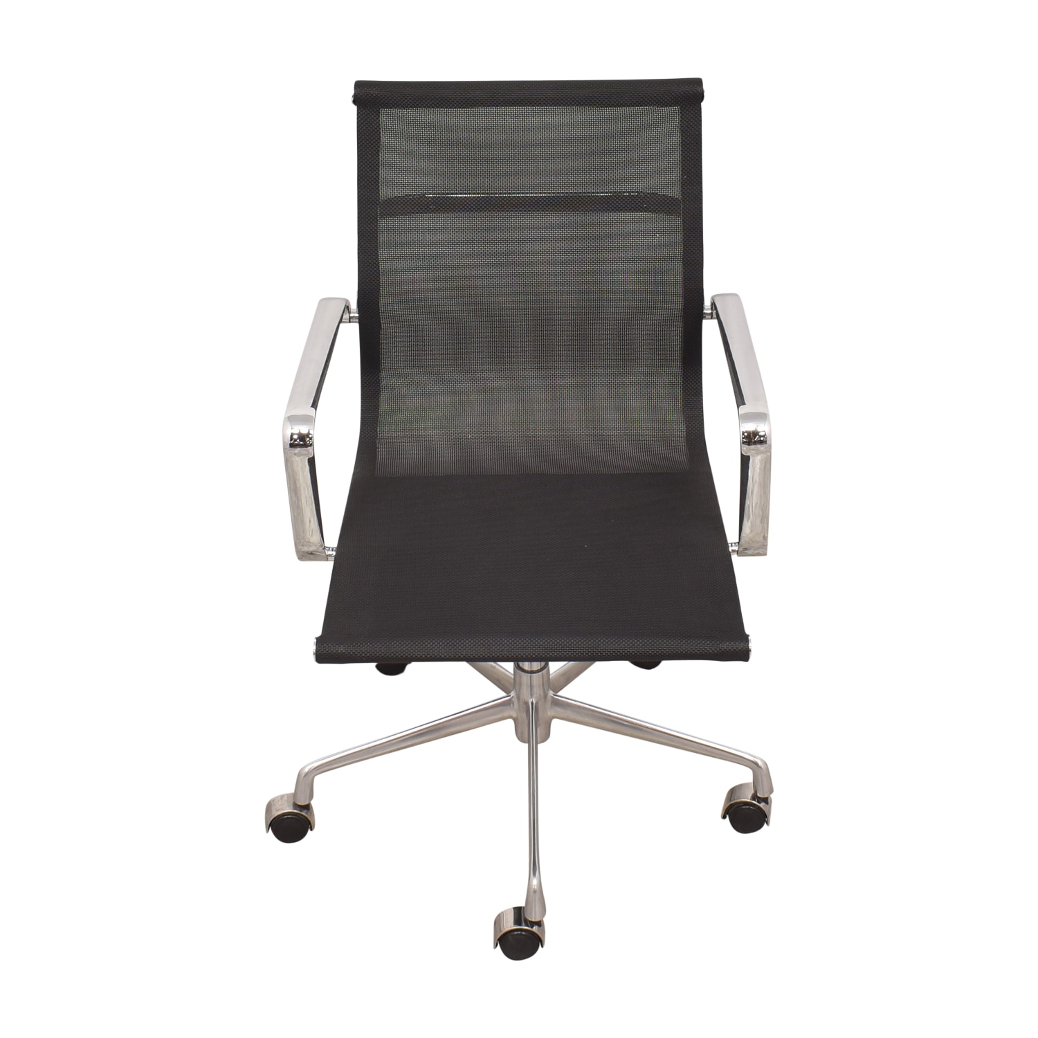 Marconi White Low Back Desk Chair