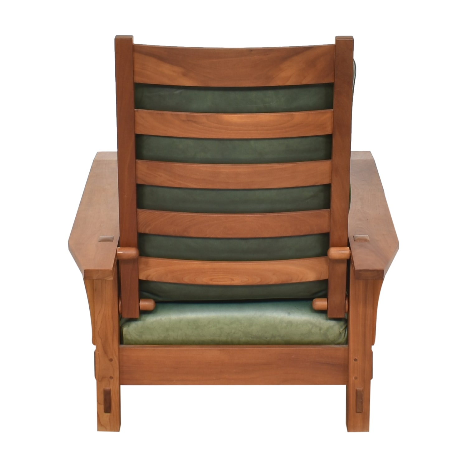buy Stickley Furniture Mission Morris Chair with Ottoman Stickley Furniture Accent Chairs