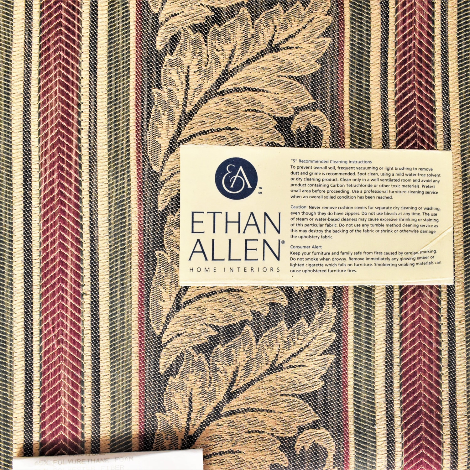 Ethan Allen Ethan Allen Traditional Skirted Sofa  nj