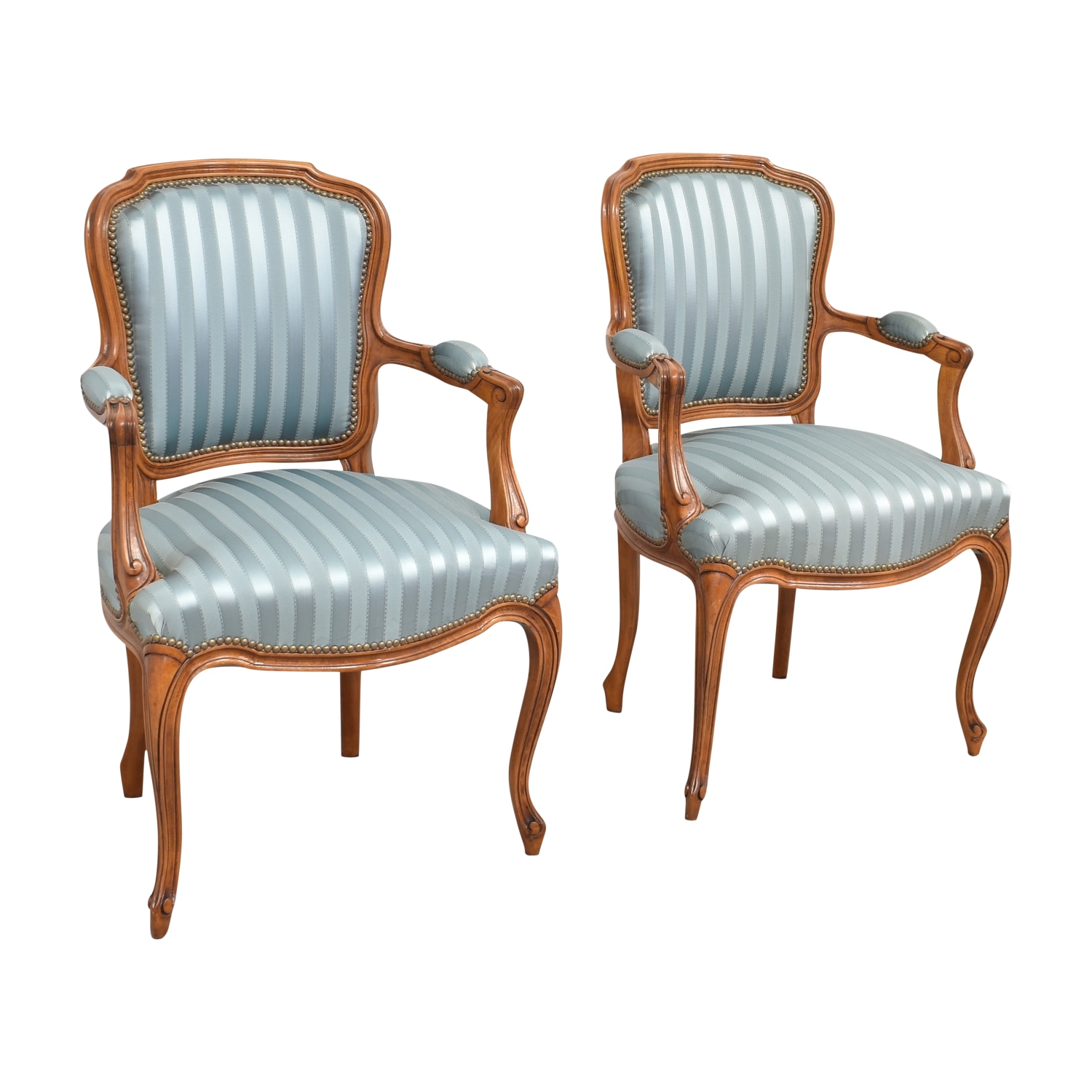 Francesco Molon Louis XV Dining Arm Chairs, 66% Off