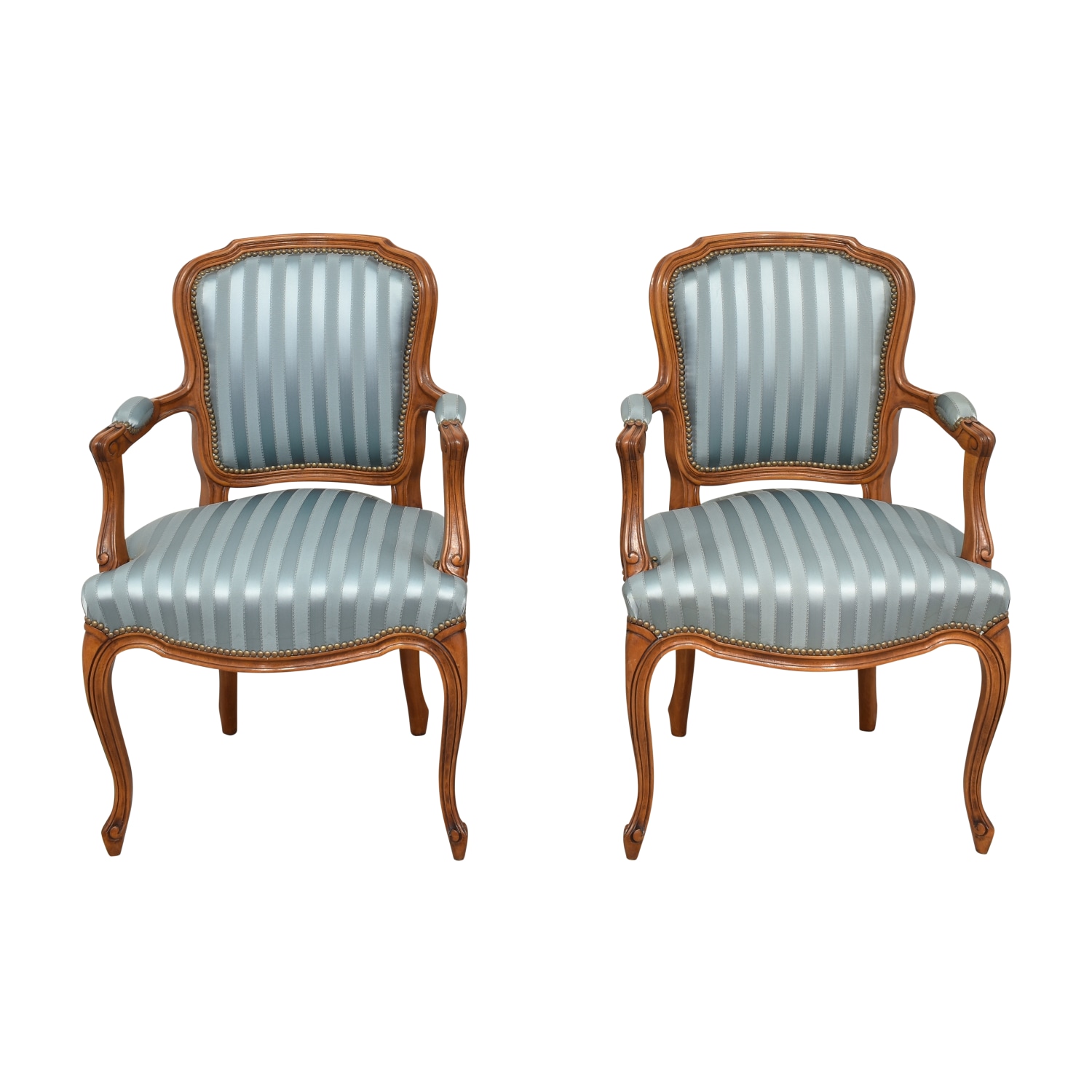 Francesco Molon Louis XV Dining Arm Chairs, 66% Off