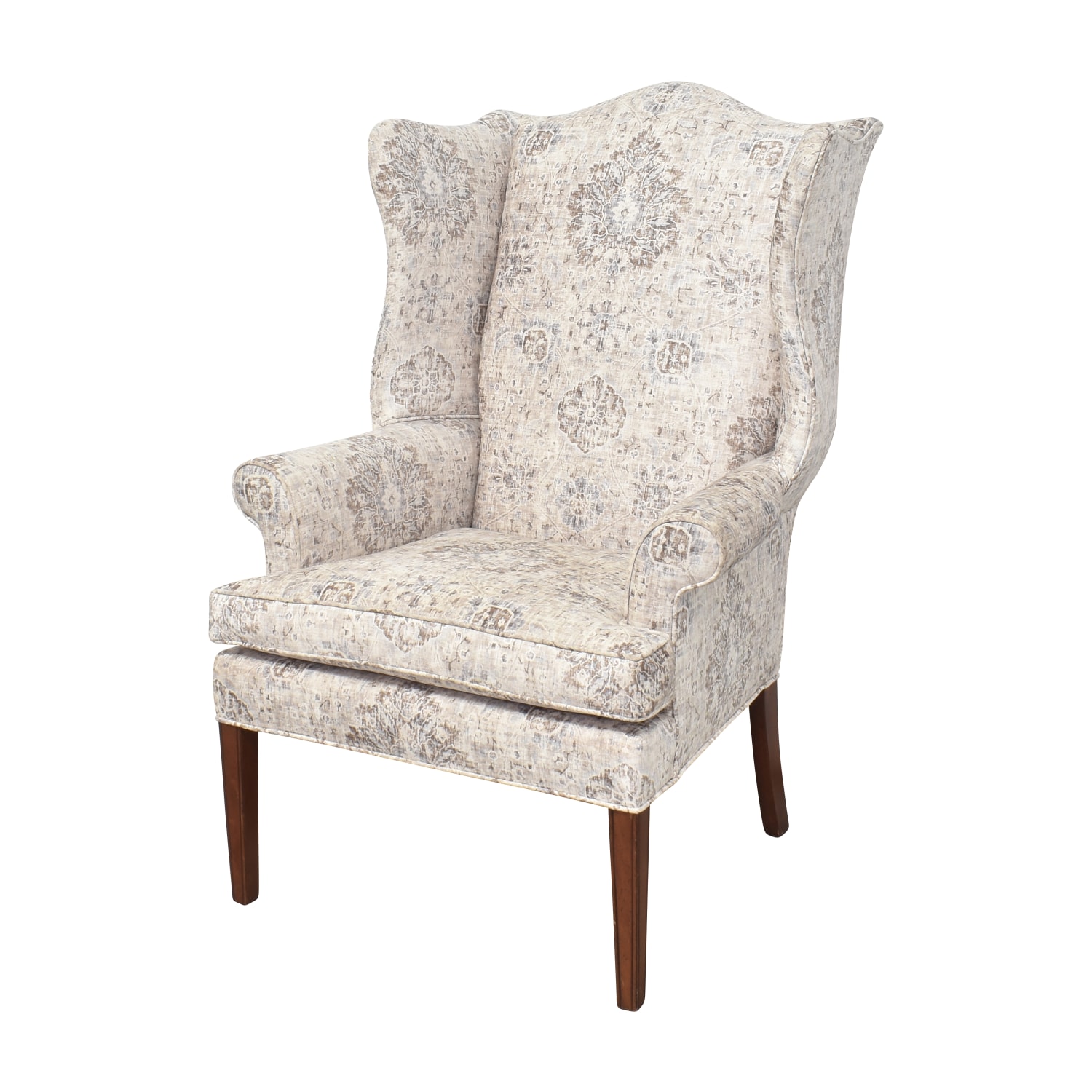 Kin Tufted Wingback Chair with Back Cushion – Millbury Home