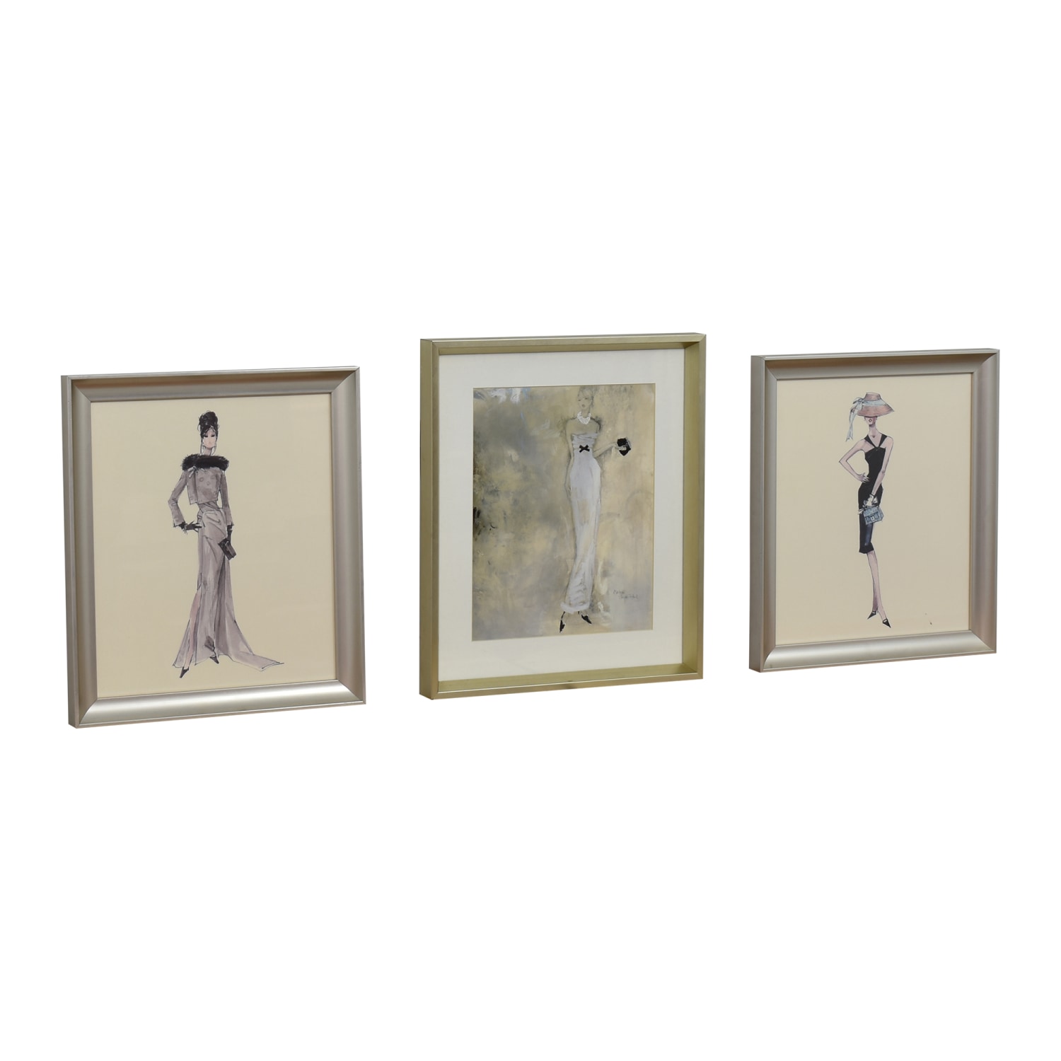 Fashion Sketchbook Wall Art (Set of 4)